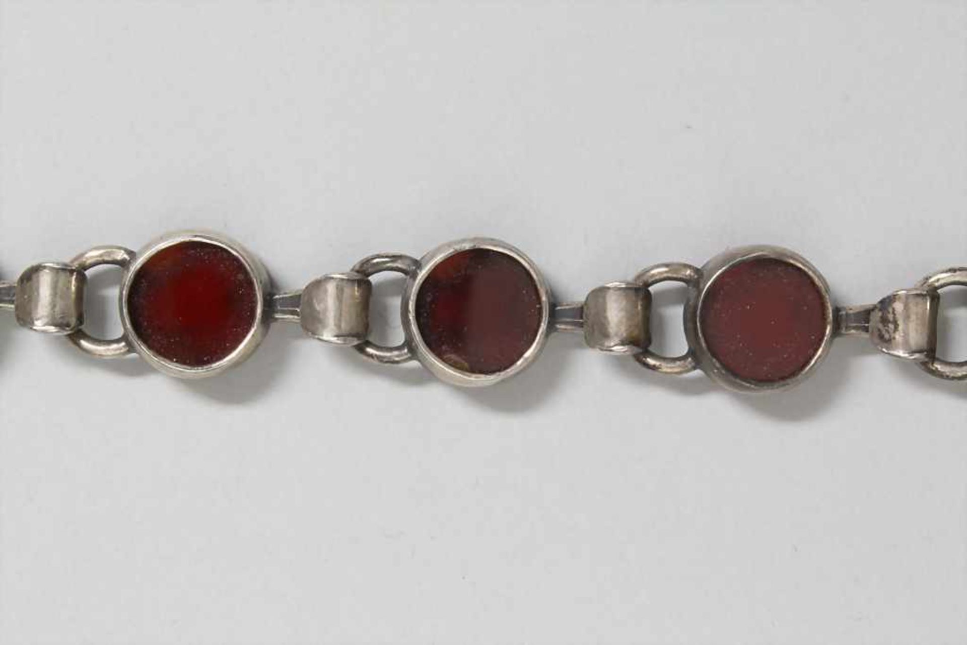 Armband in Silber / A silver bracelet, um 1970