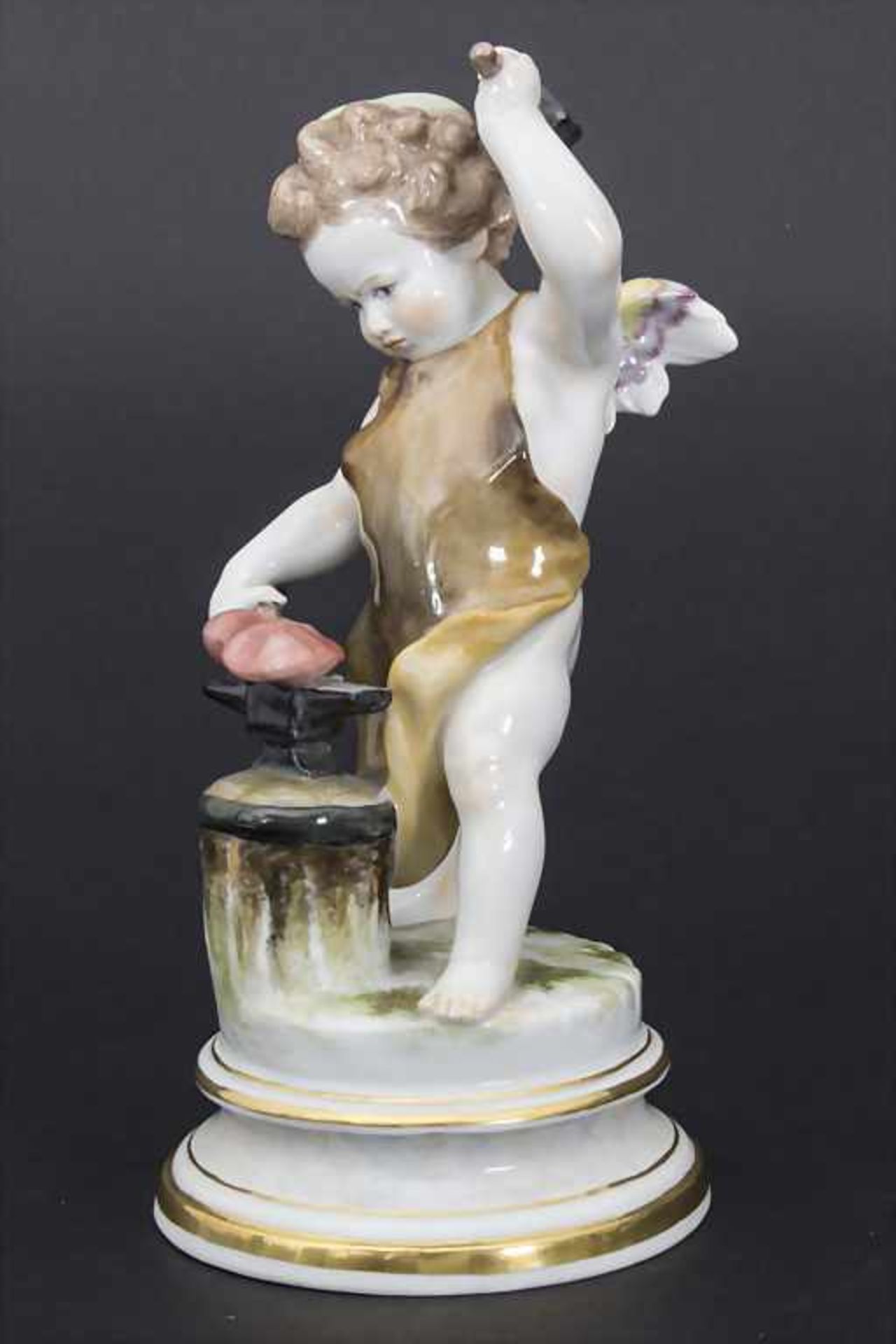 Amor als Schmied / A cupid as smith, Heinrich Schwabe, Meissen, 1918-1933 - Bild 2 aus 7