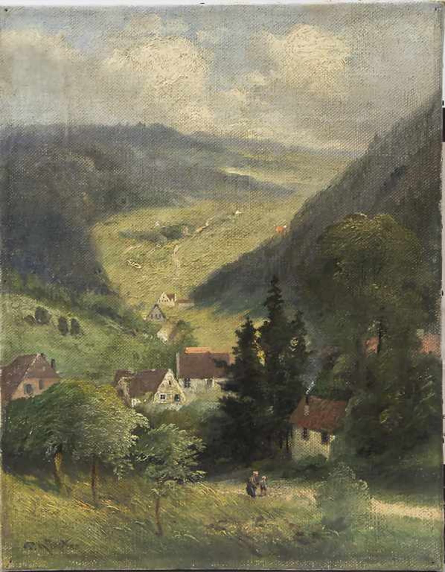 Paul Köster (1855-1931), 'Geisthal in Herrenalp im Schwarzwald'