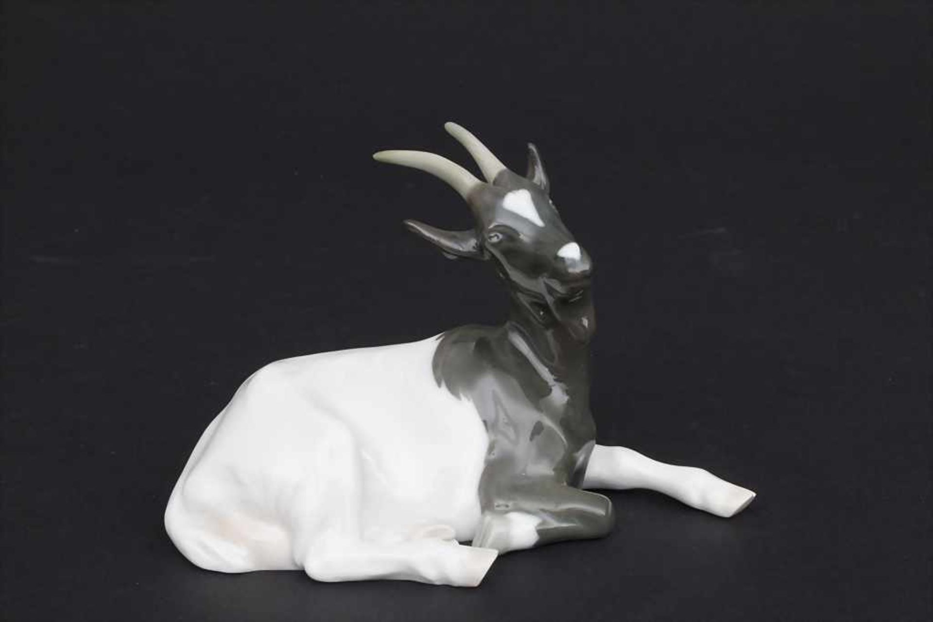 Jugendstil Tierfigur 'Ziegenbock' / An Art Nouveau animal figure of a billy goat, Erich Hösel,