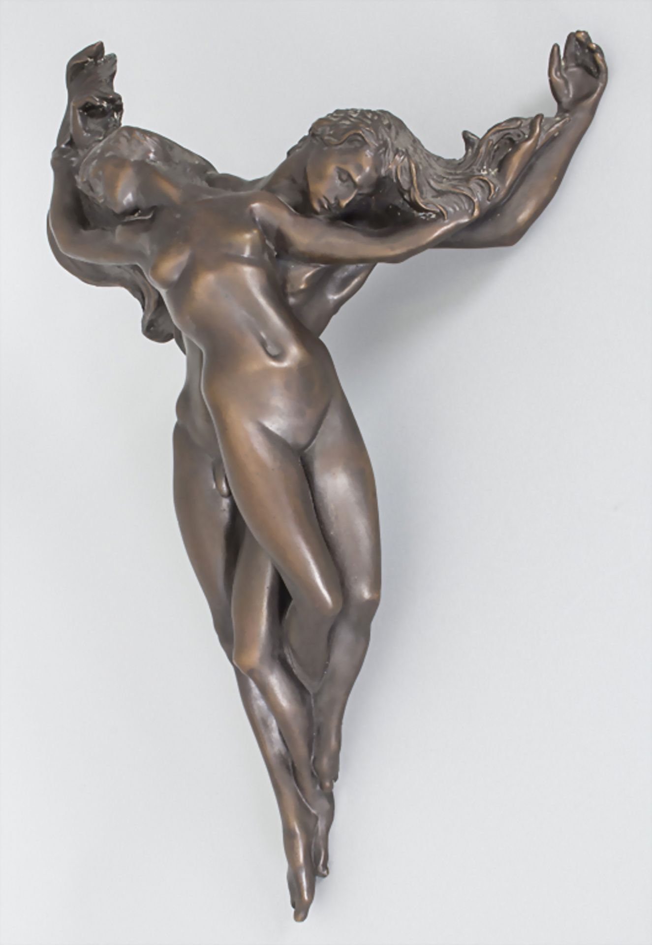 Künstler des 20. Jh., Figurengruppe 'Liebespaar' / A figural group 'Lovers' - Bild 2 aus 6