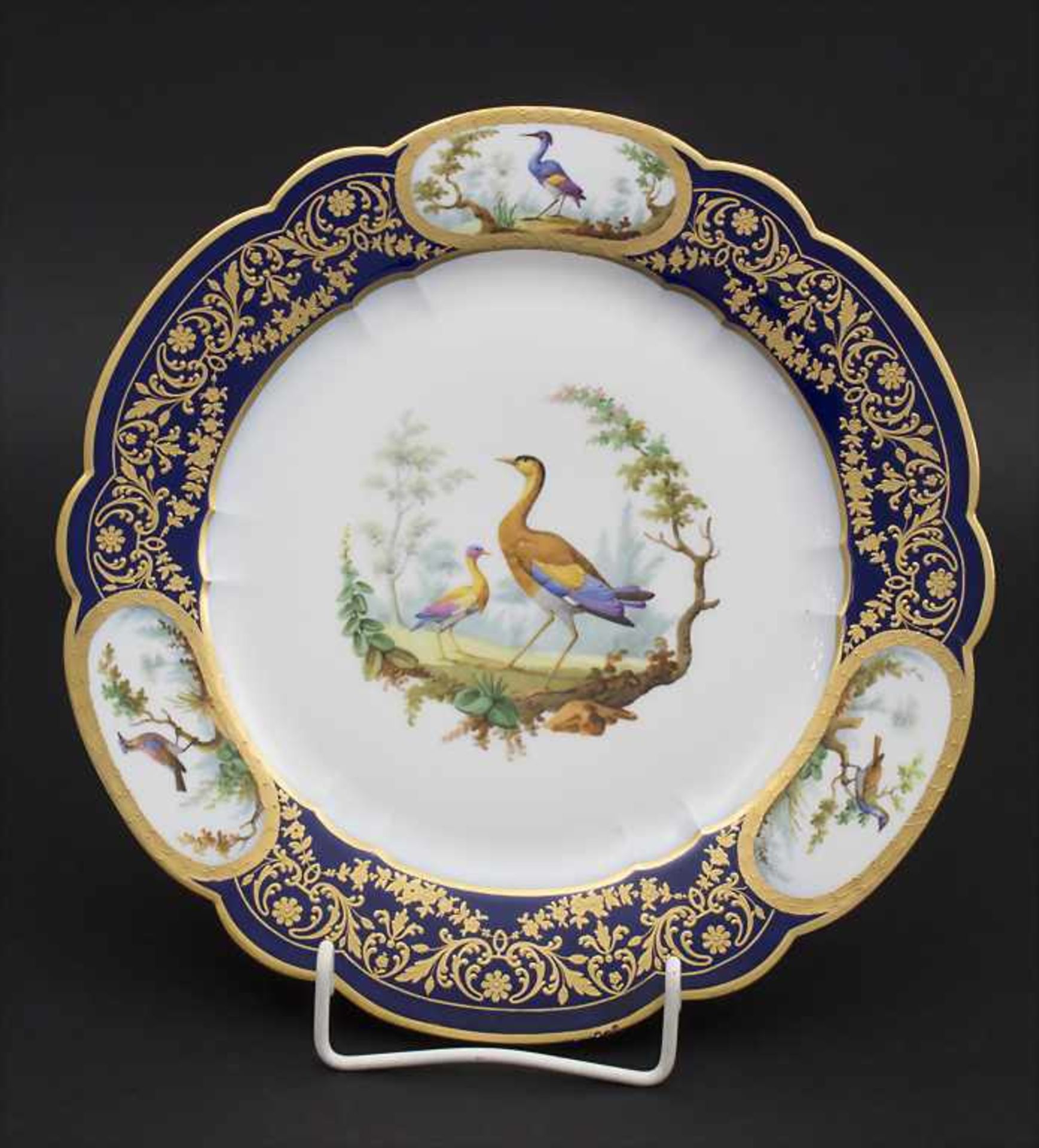Teller mit Vogelmalerei / A bird plate, Sèvres, 1858-61