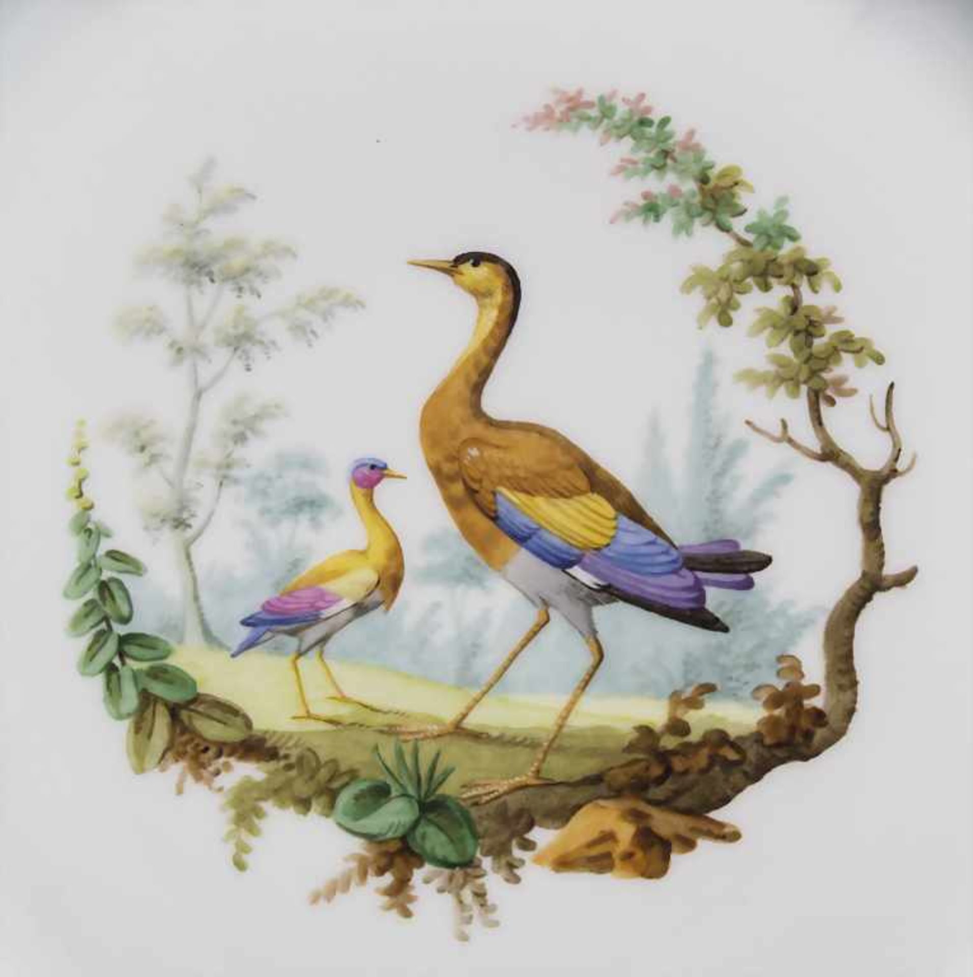 Teller mit Vogelmalerei / A bird plate, Sèvres, 1858-61 - Image 2 of 7