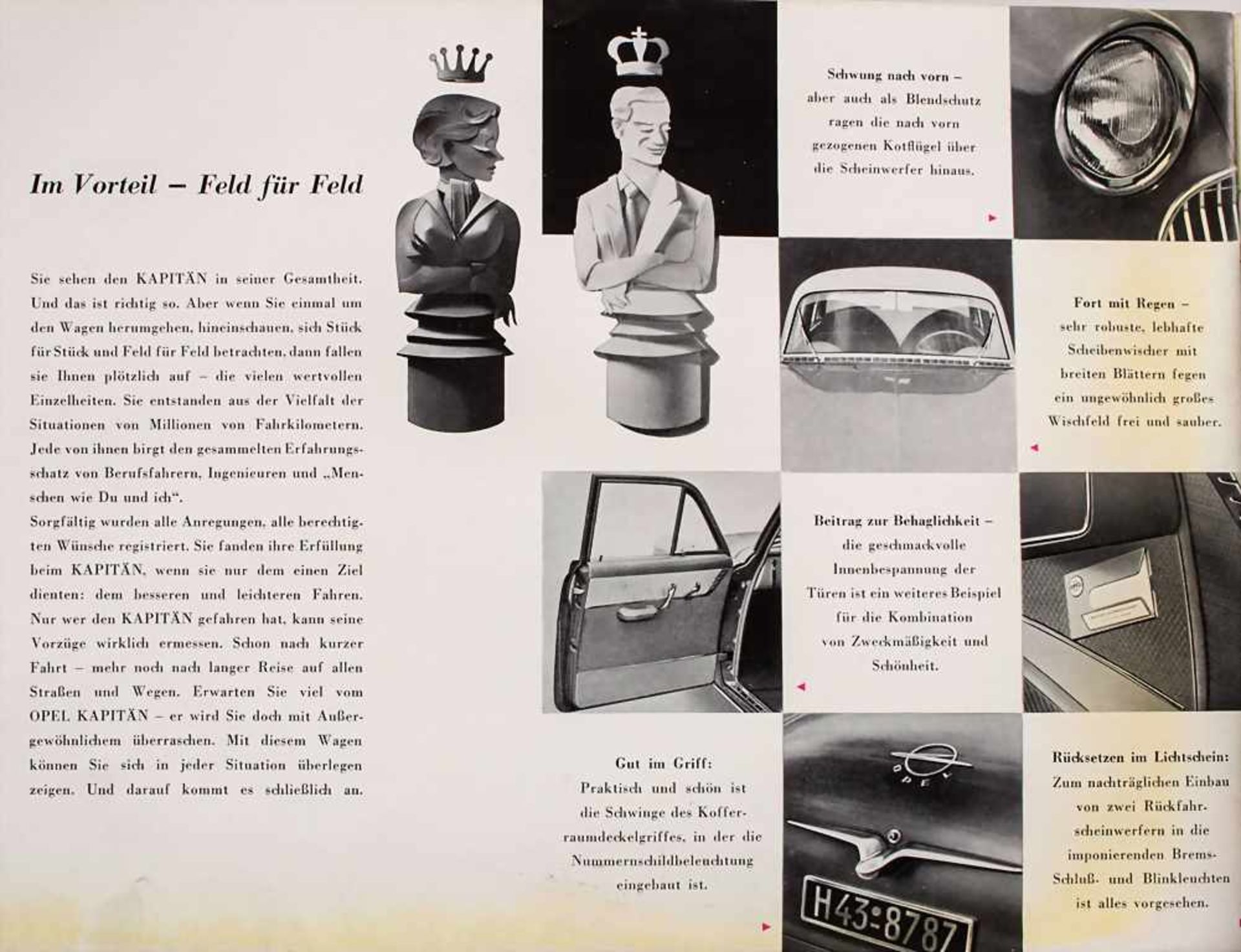 Verkaufsprospekt / A sales prospectus, Opel Kapitän, 1955 - Bild 5 aus 6