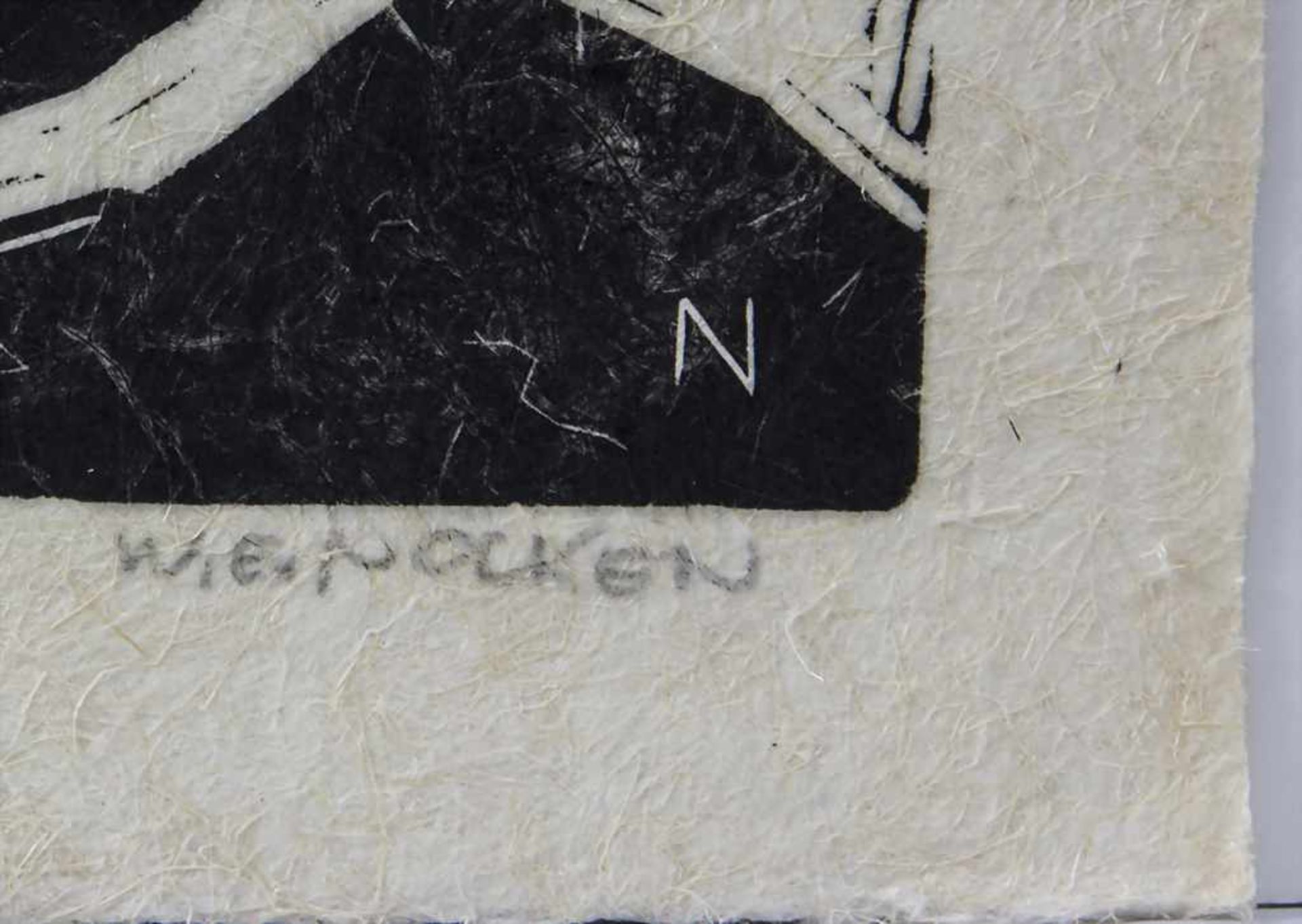 W.E. Nocken (1919-1995), Konvolut 2 Linolschnitte / A set of 2 linocuts - Bild 3 aus 5