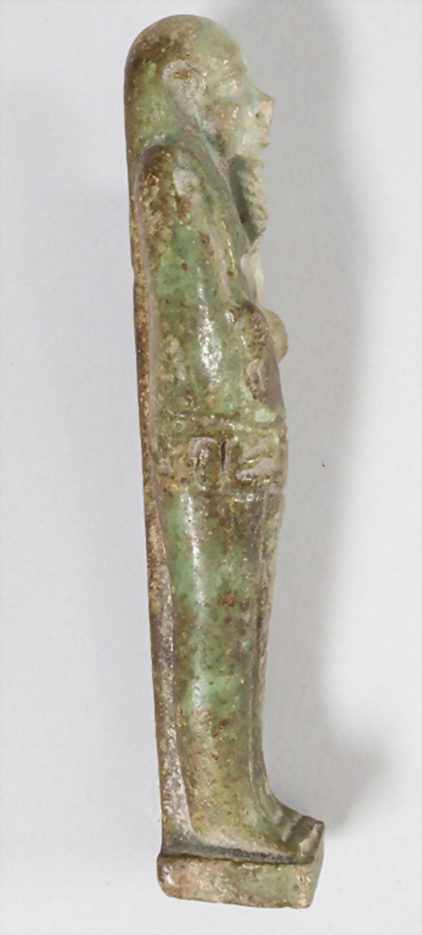 Ton-Grabbeigabe, Uschebti, Ägypten um 600 v. Chr. - Image 3 of 4