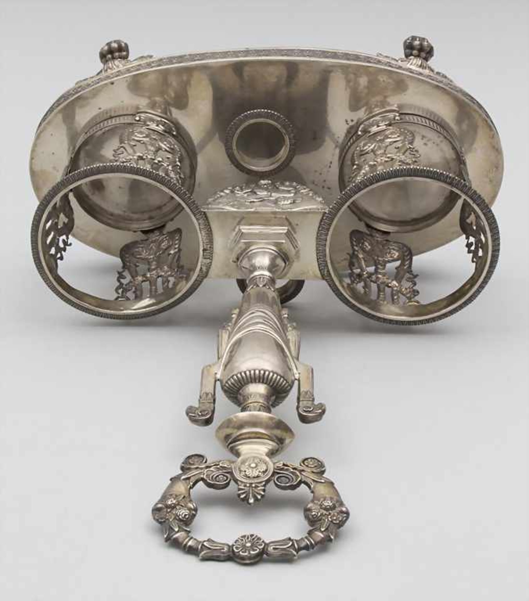 Empire Menage / An Empire silver cruet stand, Frankreich, 1819-1938 - Bild 6 aus 11