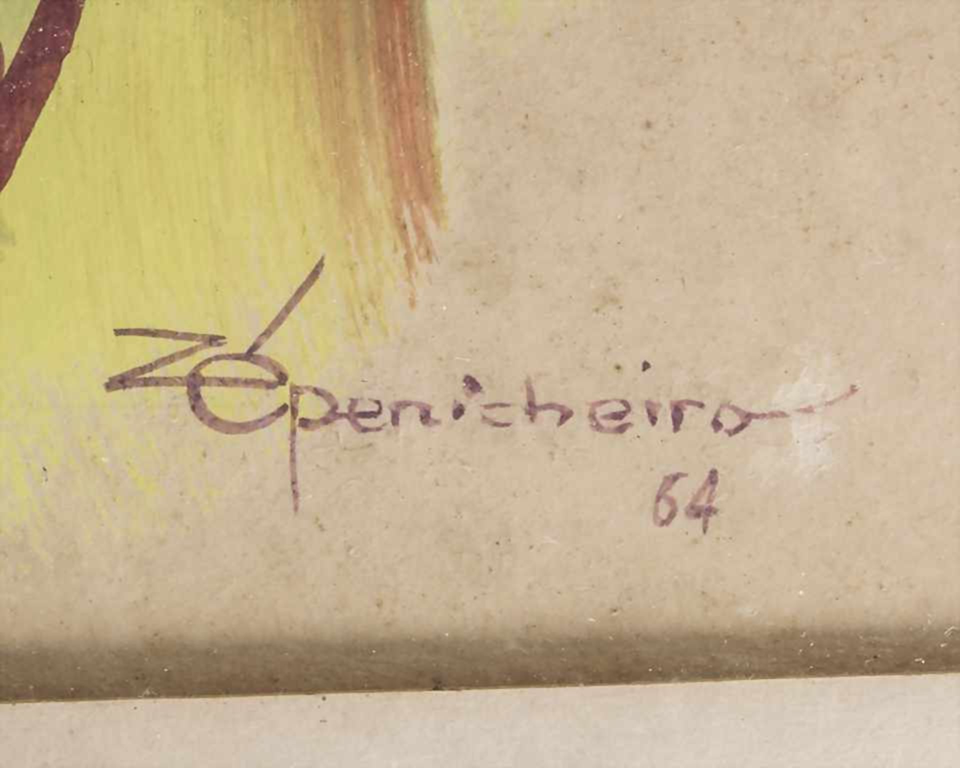 Zé Penicheiro (*1937), 3 Zeichnungen: 'Weibliche Akte' und 'Fischerin'/ 3 drawings 'female nudes' - Bild 5 aus 12