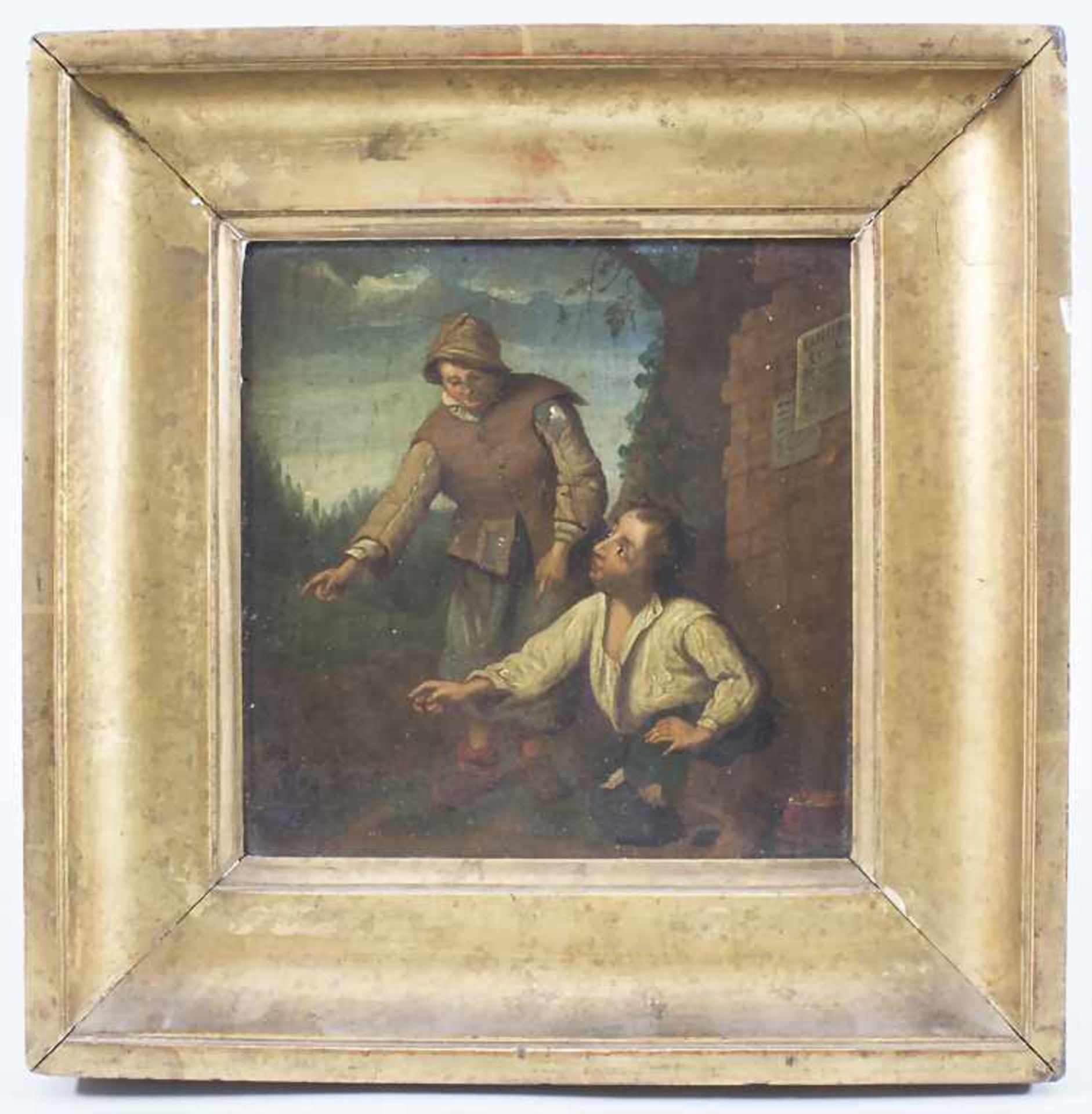 Künstler des 18. Jh., '2 Männer am Wegesrand' / '2 men by the wayside' - Bild 2 aus 3