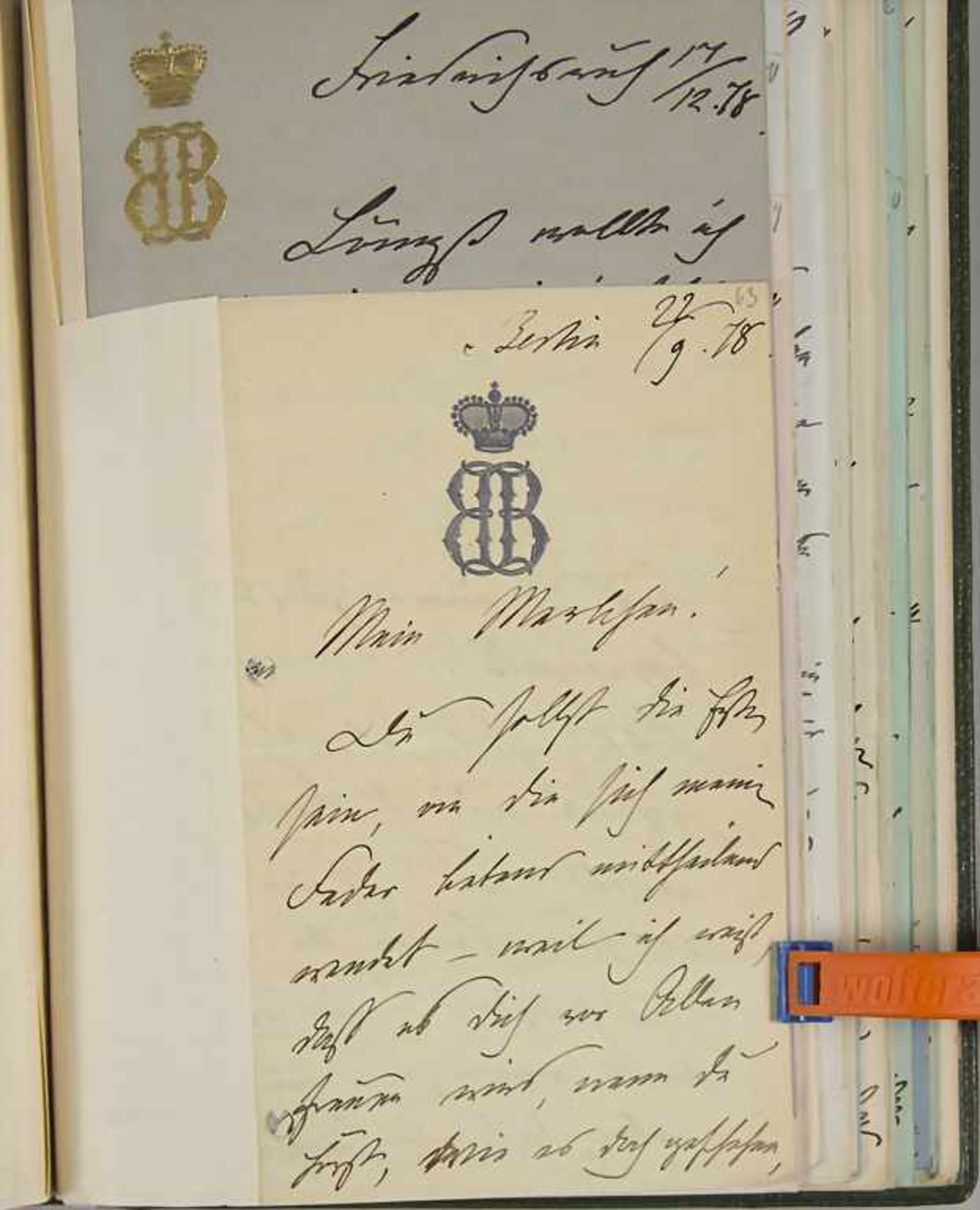 Über 480 Original Briefe von Johanna Fürstin von Bismarck, 1859-1894 - Bild 2 aus 6