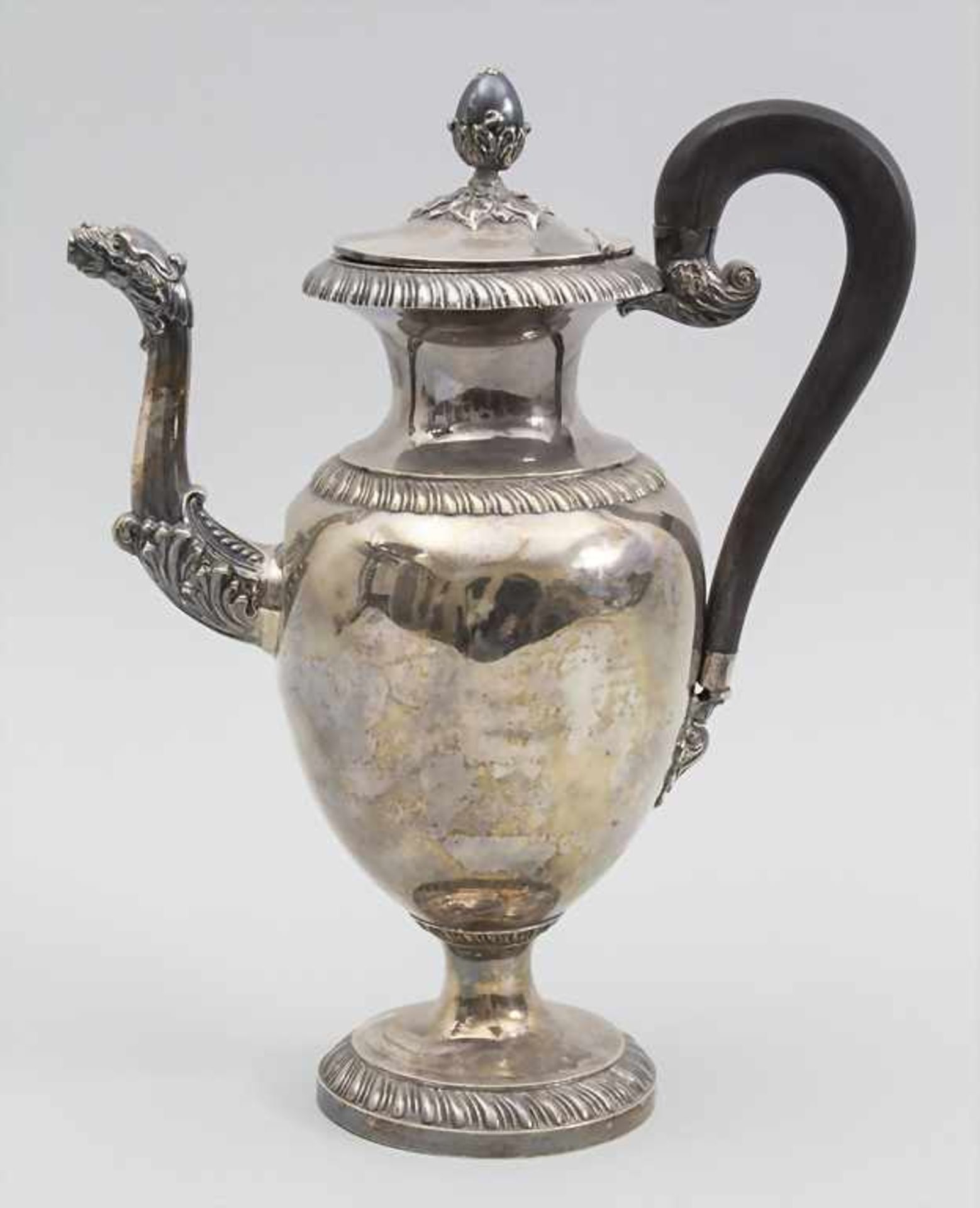 Kaffee Kanne / A silver coffee pot, Paris, um 1830