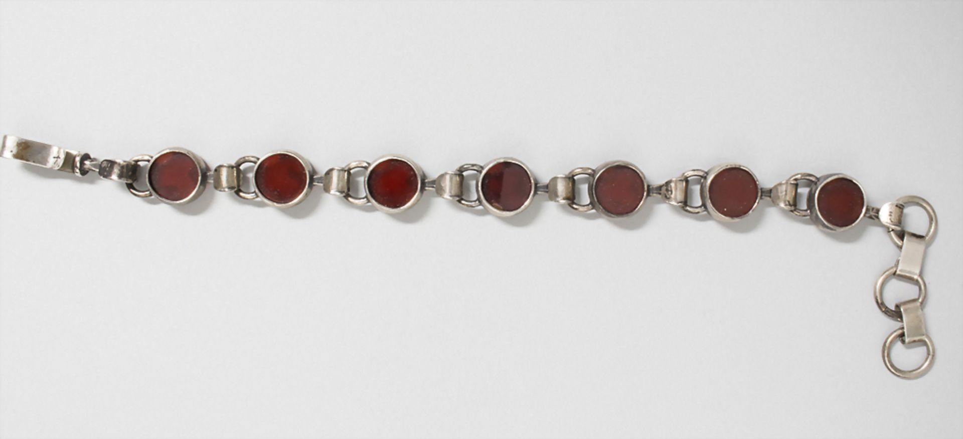Armband in Silber / A silver bracelet, um 1970 - Image 2 of 3