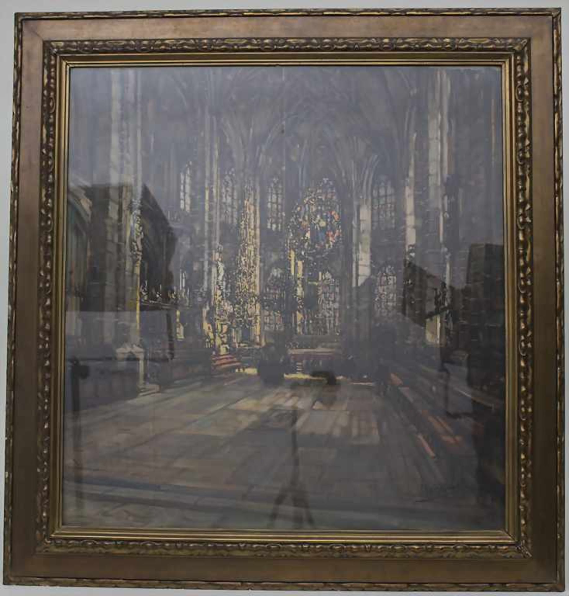 Otto Hamel (1866-1950), 'Innenansicht der St. Lorenzkirche in Nürnberg' / 'An interior view of St. - Bild 3 aus 6