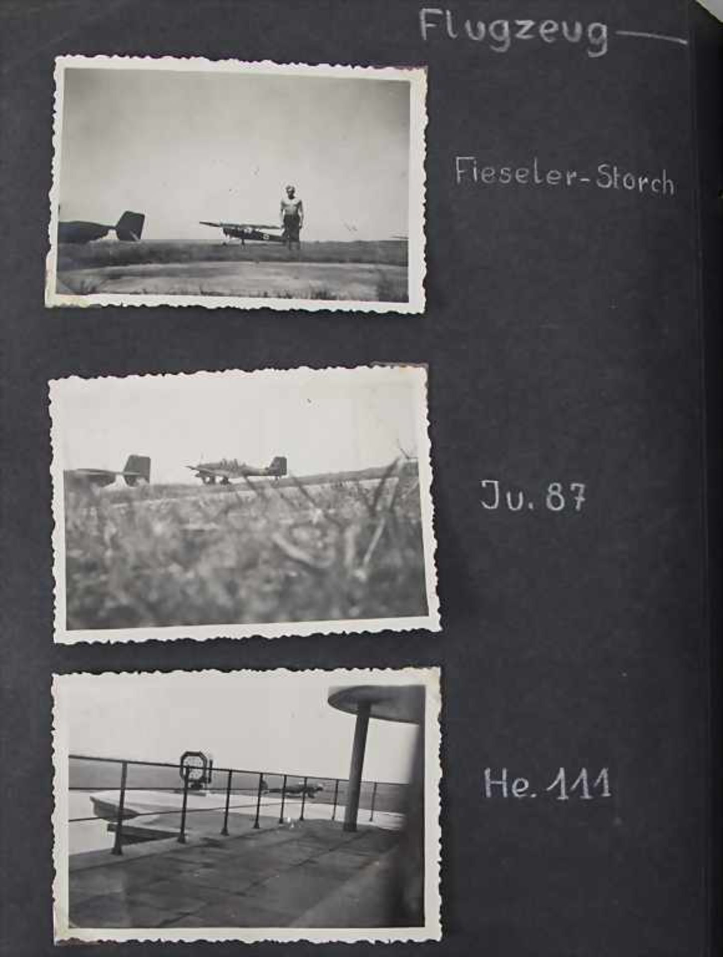 Fotoalbum 'Kriegsbilder und Flugzeuge' 2. Weltkrieg / A photo album 'war pictures und aircrafts' - Bild 9 aus 17