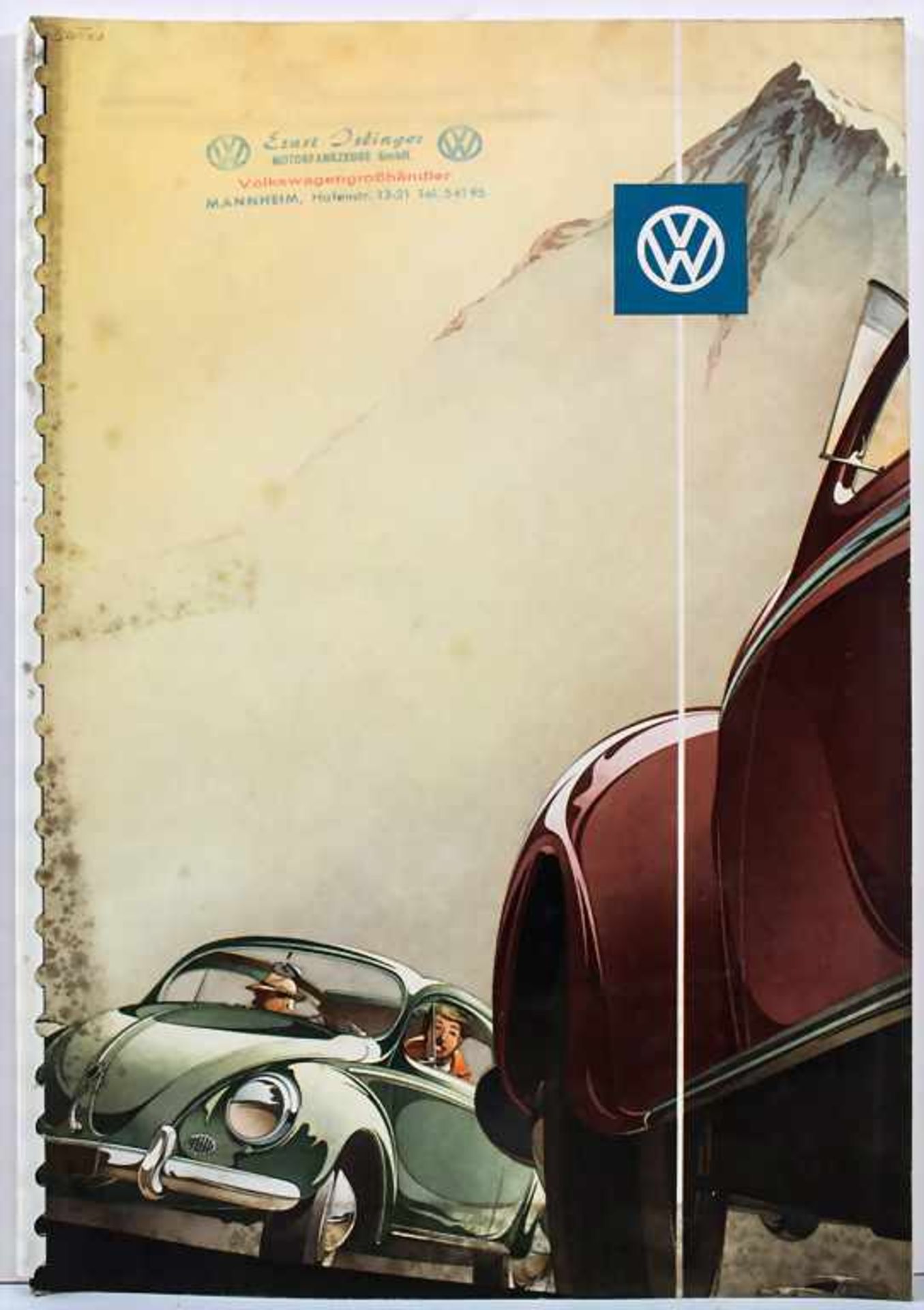 Verkaufsprospekt mit Preisliste / A sales prospectus with price list, Volkswagen VW Käfer, - Bild 2 aus 6