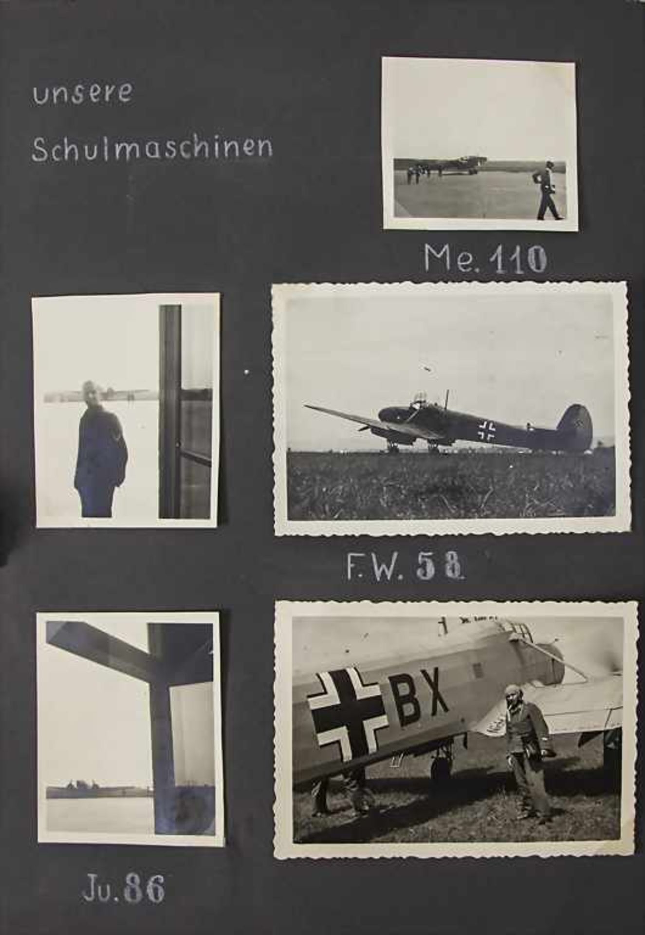 Fotoalbum 'Kriegsbilder und Flugzeuge' 2. Weltkrieg / A photo album 'war pictures und aircrafts' - Bild 3 aus 17