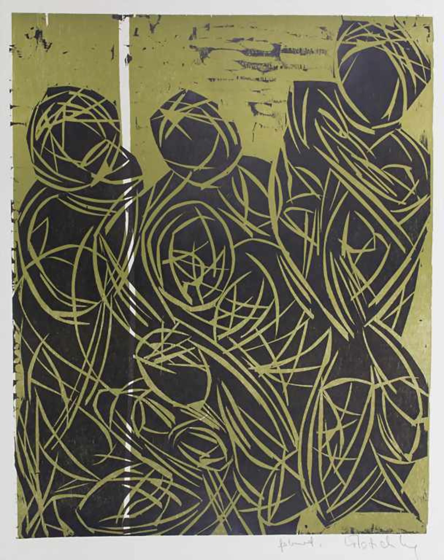 Martin Matschke (*1932), 6 Farbholzschnitte / A set of 6 colour woodcuts - Bild 5 aus 9