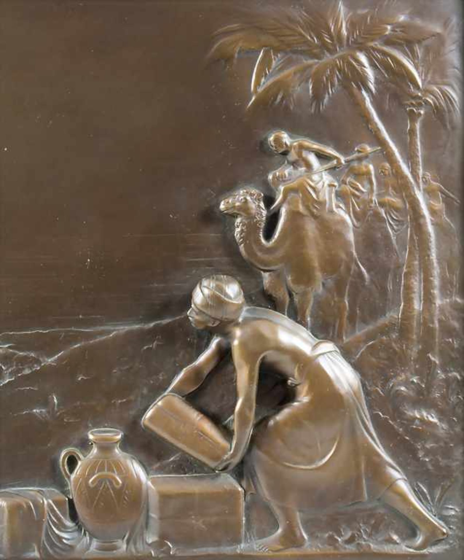 Anonymer Bildhauer, 'Bronzerelief' / 'A bronze relief', deutsch um 1900 - Image 5 of 8