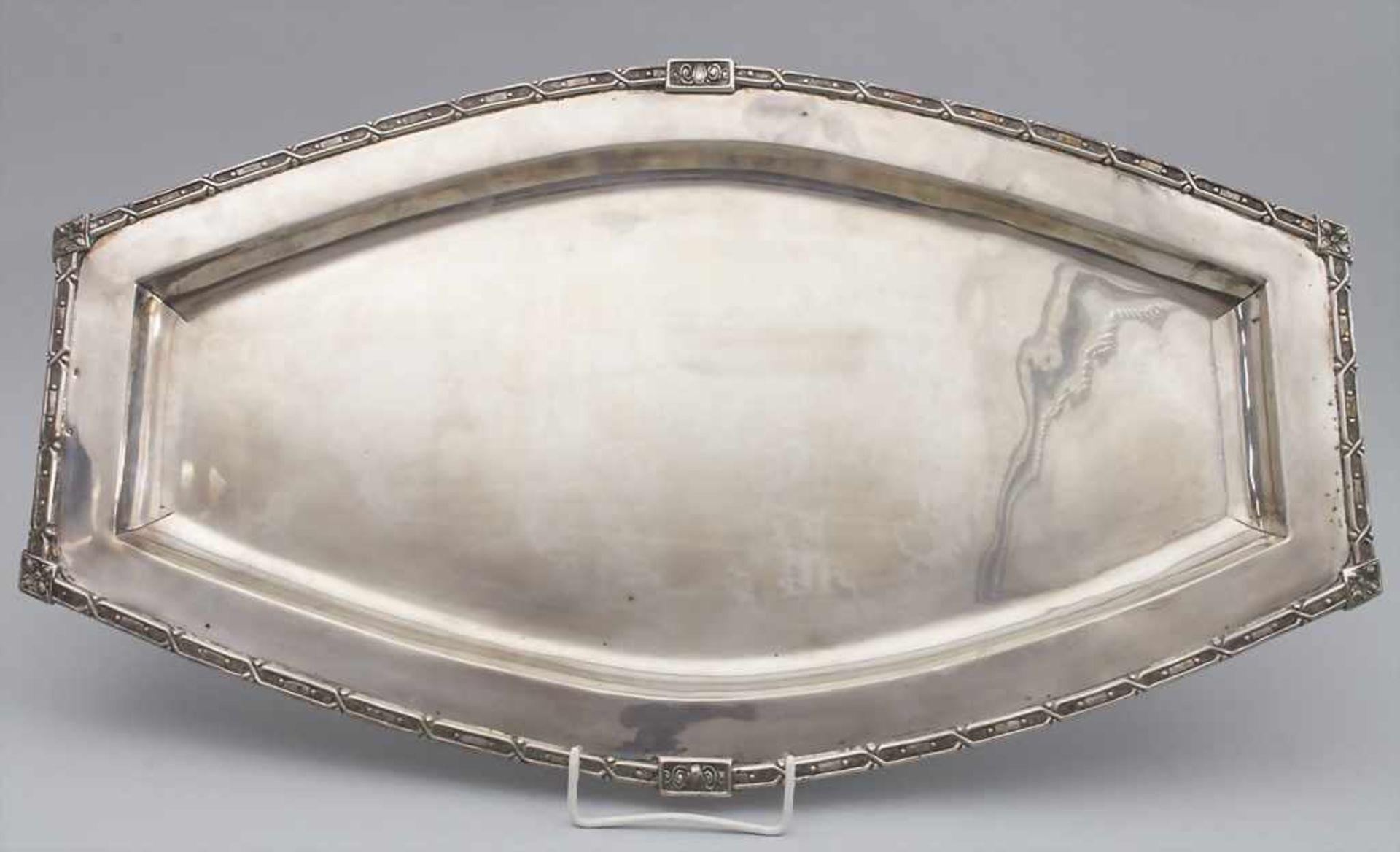Große Art Déco Platte / A large Art Déco silver tray, Wien / Vienna, um 1920