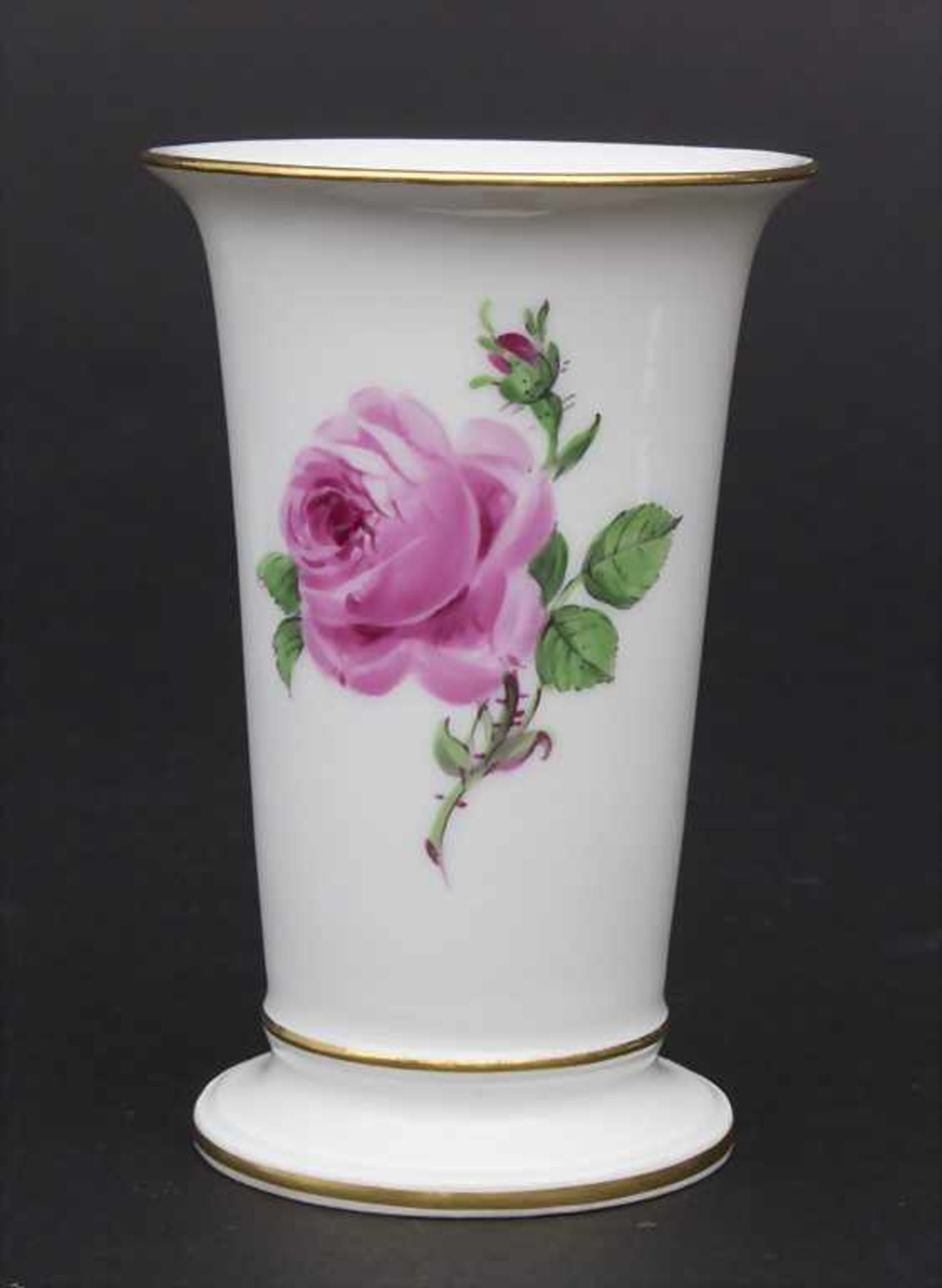 Konvolut Porzellane mit Rosendekor / A set of porcelain with roses, Meissen, 20. Jh. - Bild 3 aus 13