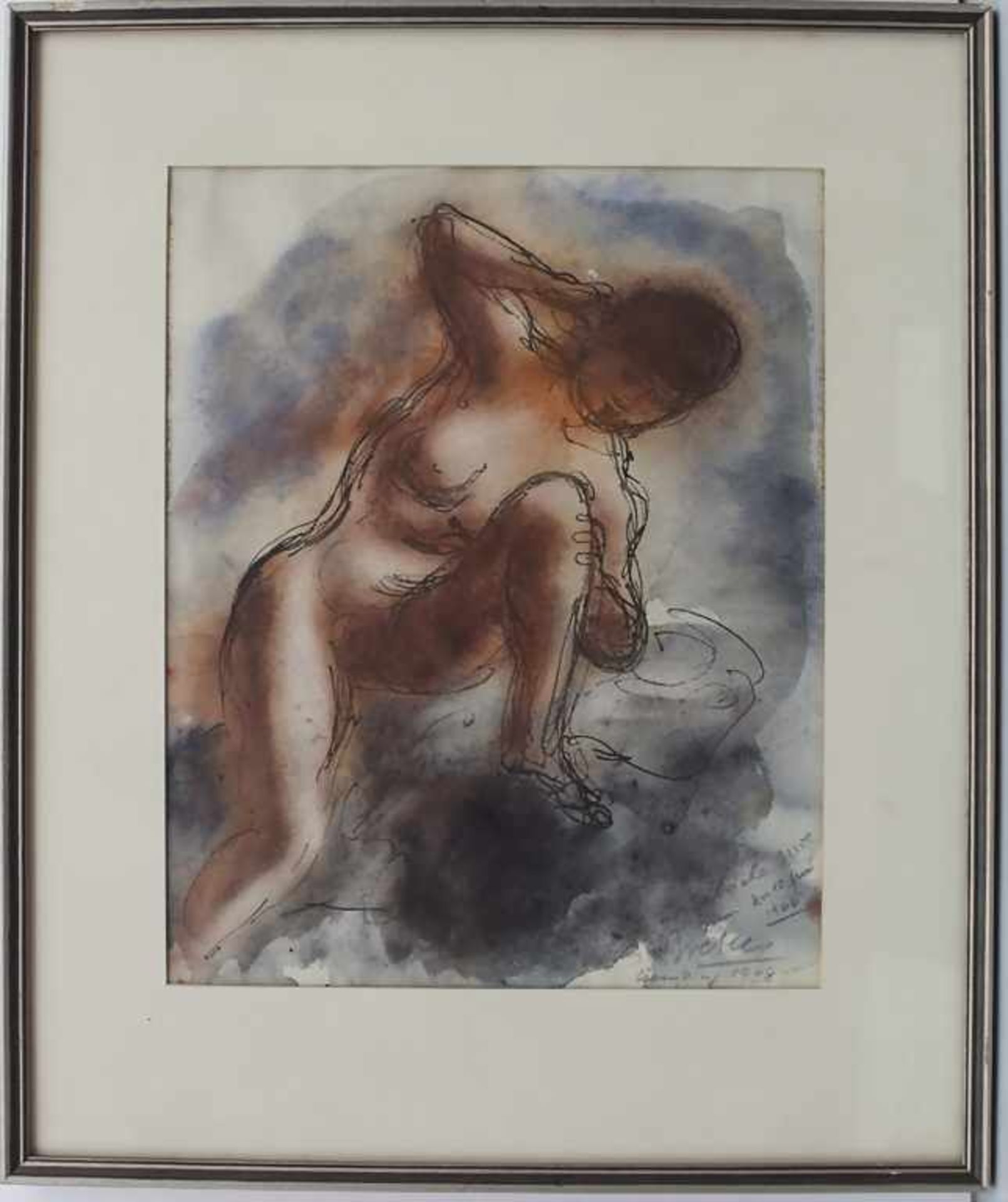 Arno Breker (1900-1991), Weiblicher Akt 'Nach dem Bade' / A female nude 'After the bath' - Bild 2 aus 4