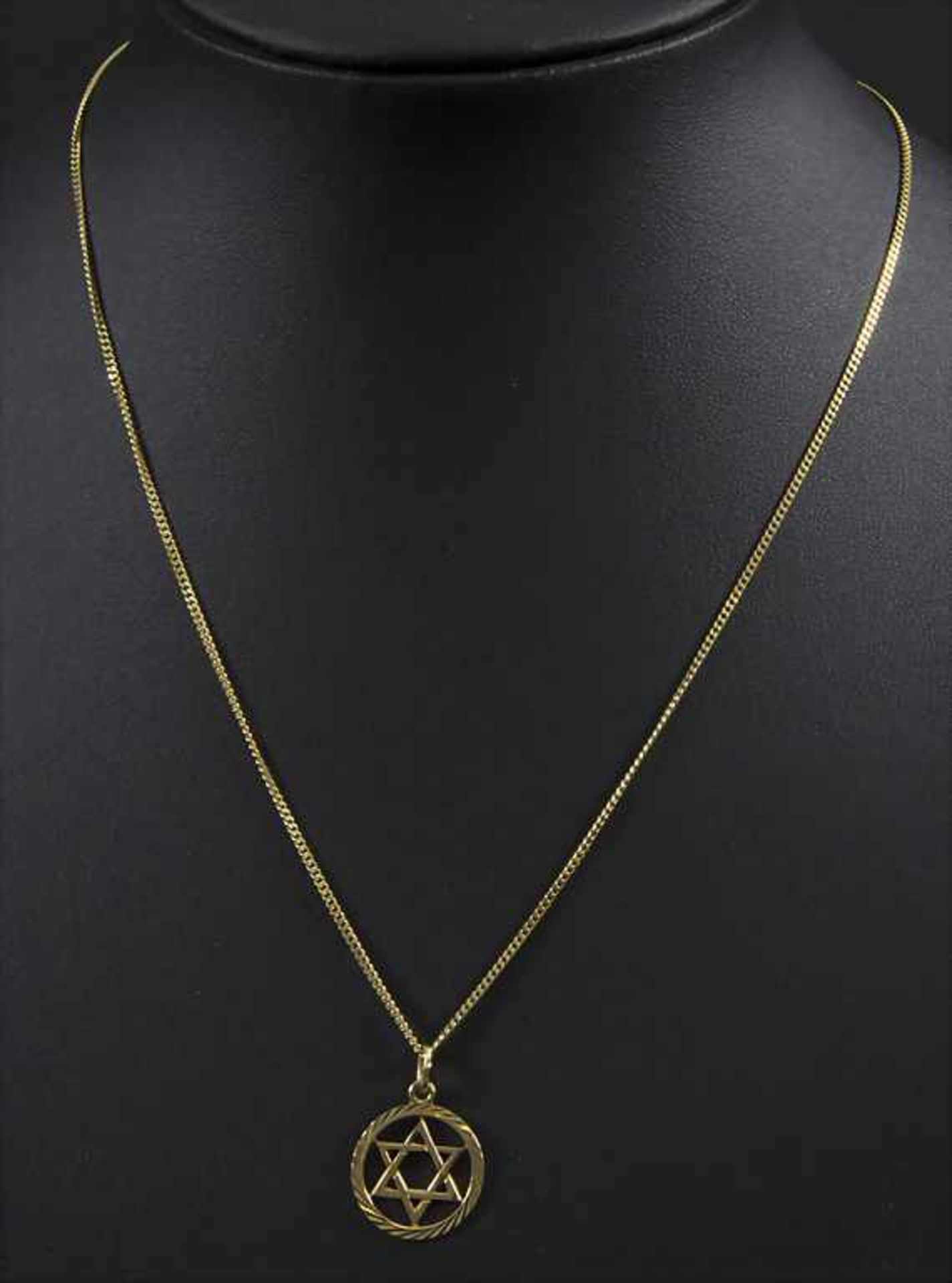 Kette mit Anhänger in Gold / A gold necklace and pendant - Image 2 of 3