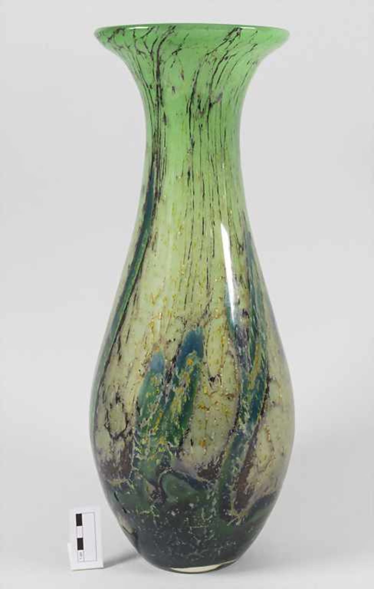 Art Deco Ikora Glasvase / An Art Deco Ikora glass vase, WMF, Geislingen, um 1930 - Image 2 of 6