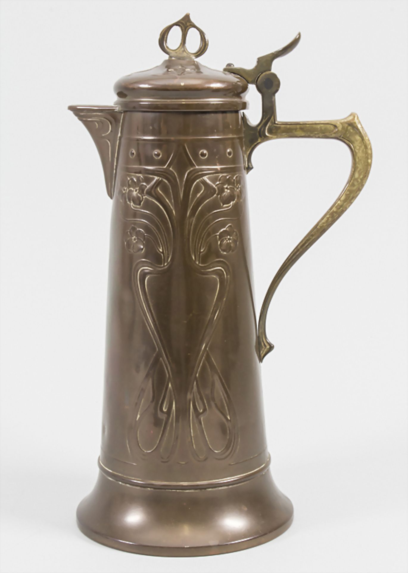 Große Jugendstil Kanne / A large Art Nouveau pitcher, WMF, um 1900