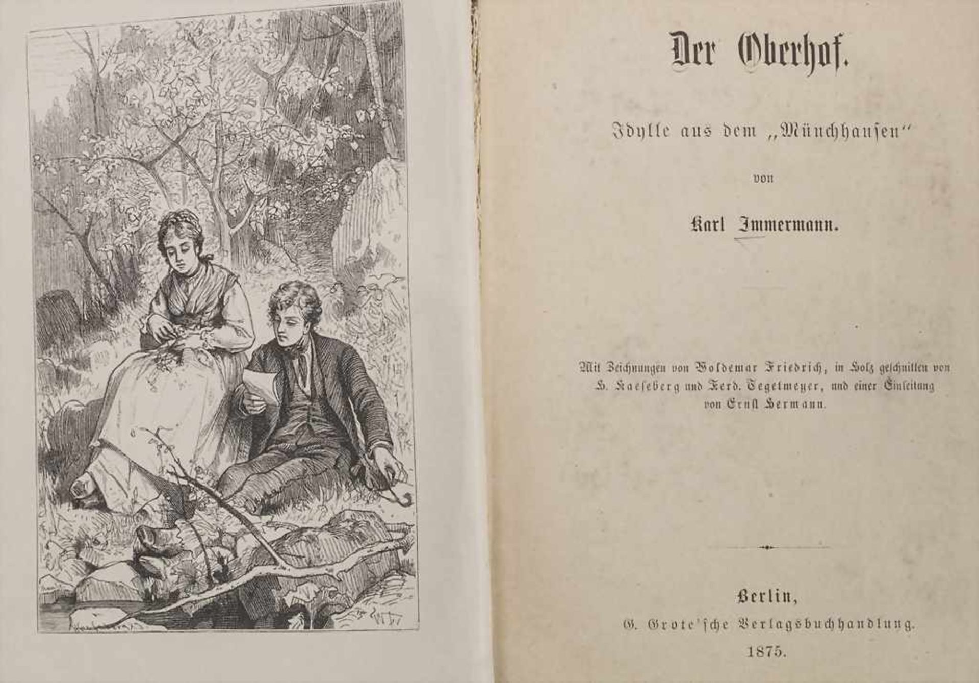 Konvolut 4 antiquarischer Bücher, 19. Jh. - Image 6 of 7