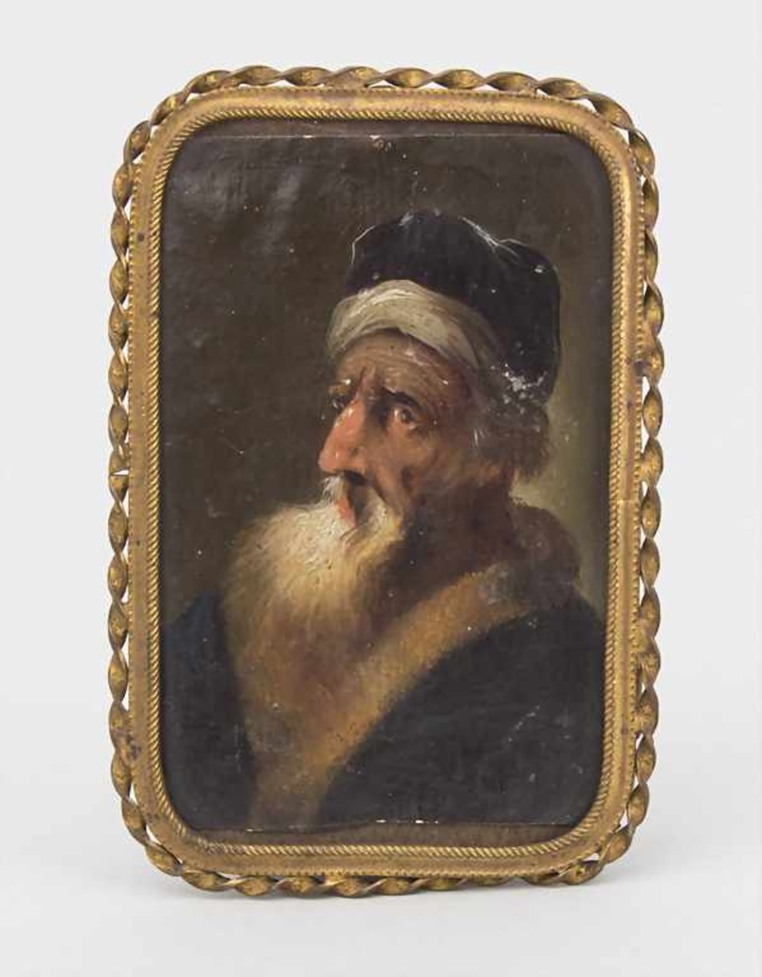 Miniatur 'Porträt eines jüdischen Gelehrten' / A portrait of a jewish scholar'