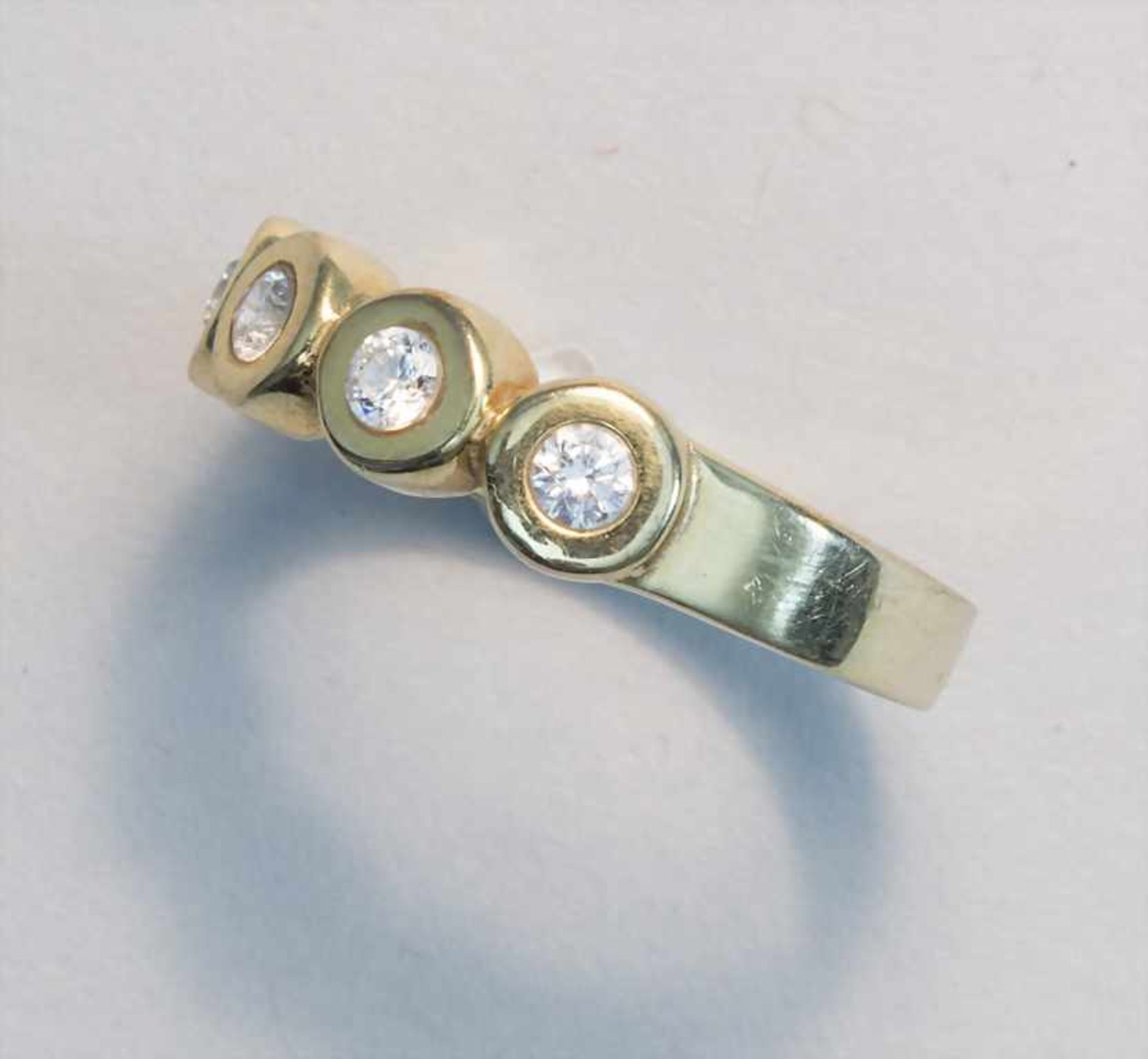 Damenring in Gold / A ladies gold ring - Bild 3 aus 4