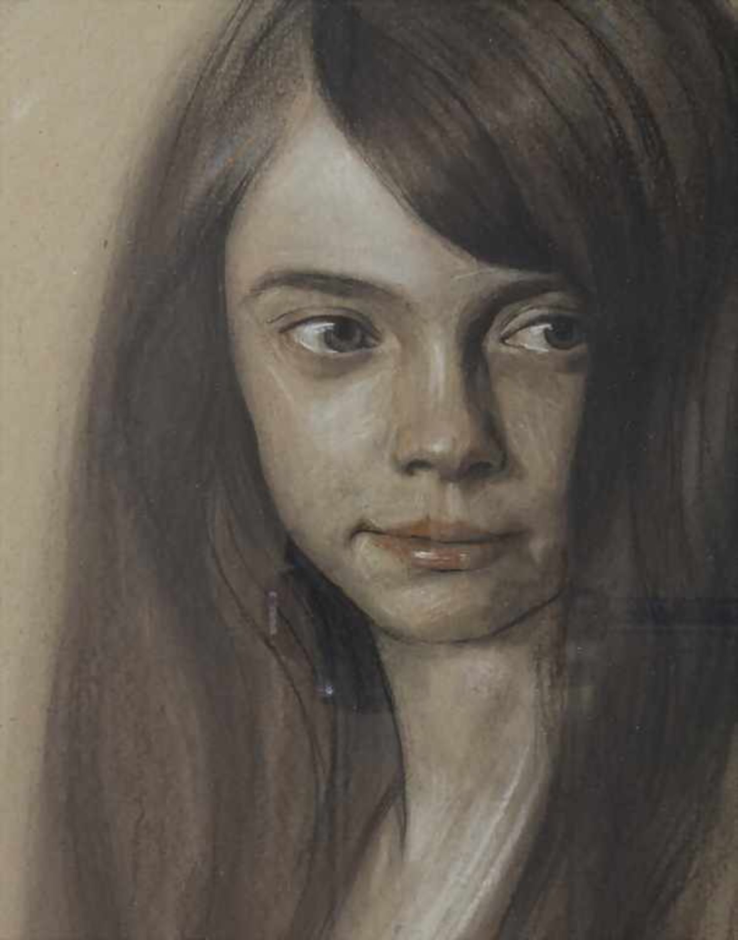 Willy Mulot (1889-?), 'Mädchenporträt' / 'A portrait of a girl' - Bild 2 aus 4