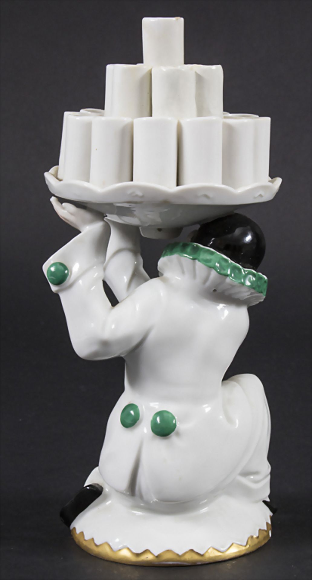 Art Déco Pierrot als Zigarettenhalter / An Art Deco figure of a pierrot as cigaretteholder, - Image 3 of 6