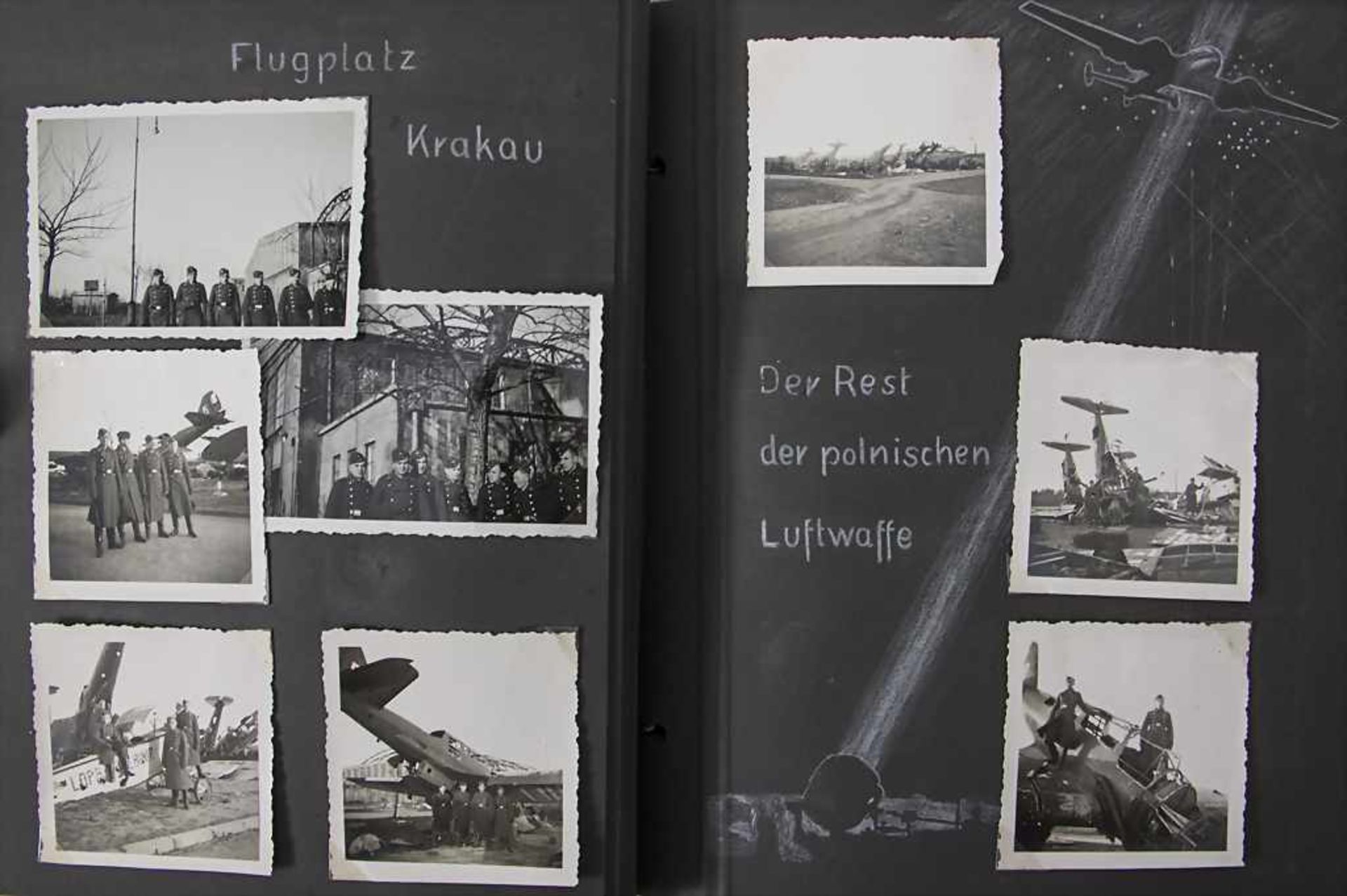 Fotoalbum 'Kriegsbilder und Flugzeuge' 2. Weltkrieg / A photo album 'war pictures und aircrafts' - Bild 10 aus 17