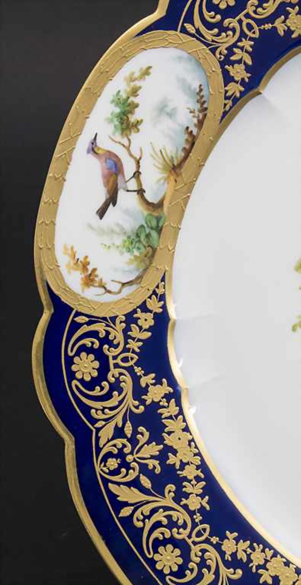 Teller mit Vogelmalerei / A bird plate, Sèvres, 1858-61 - Image 3 of 7