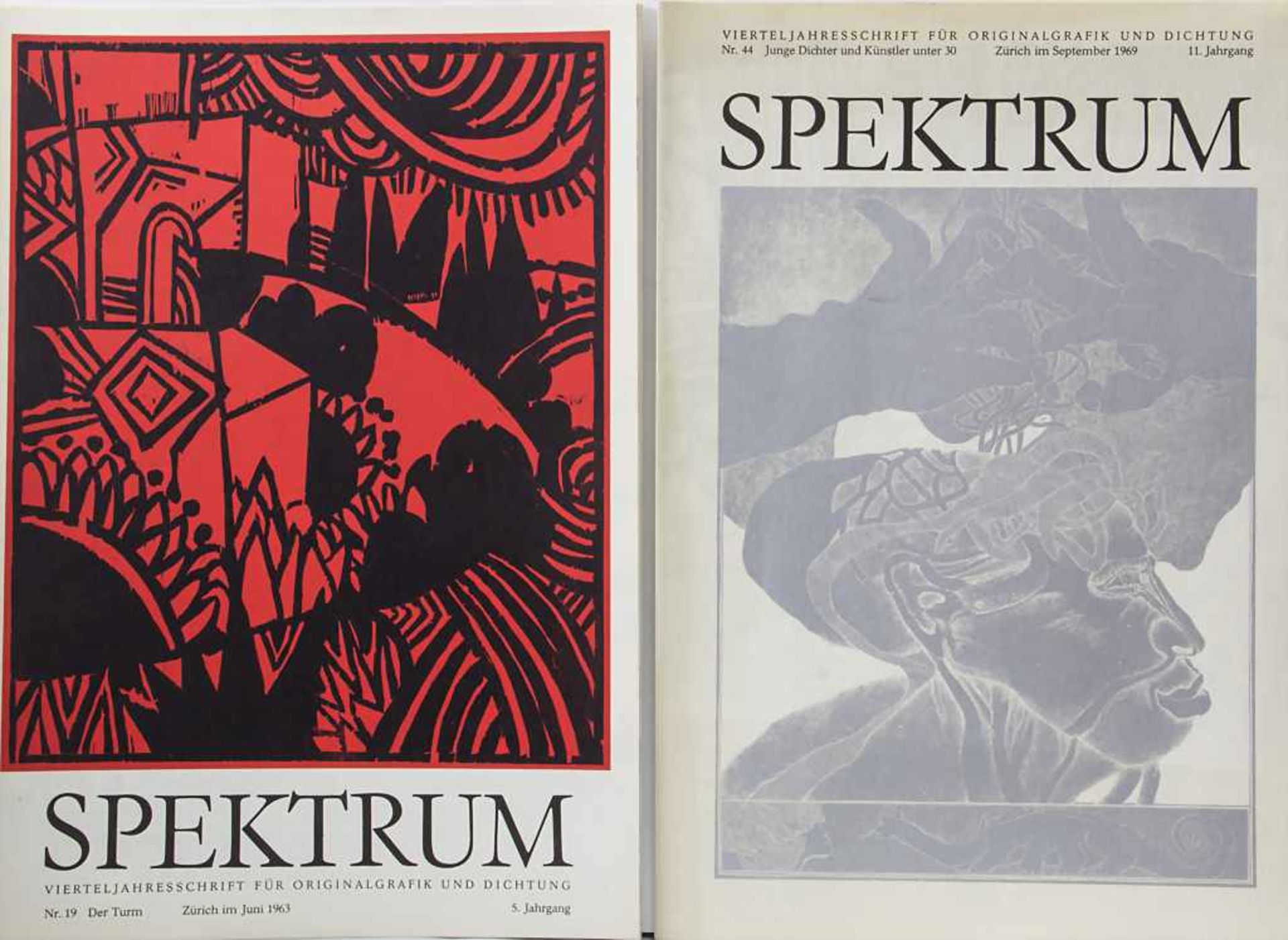 Sammlung 30 Ausgaben 'Spektrum' / A set of 30 issues 'Spektrum', Zürich, 1960-1969/70 - Image 3 of 3