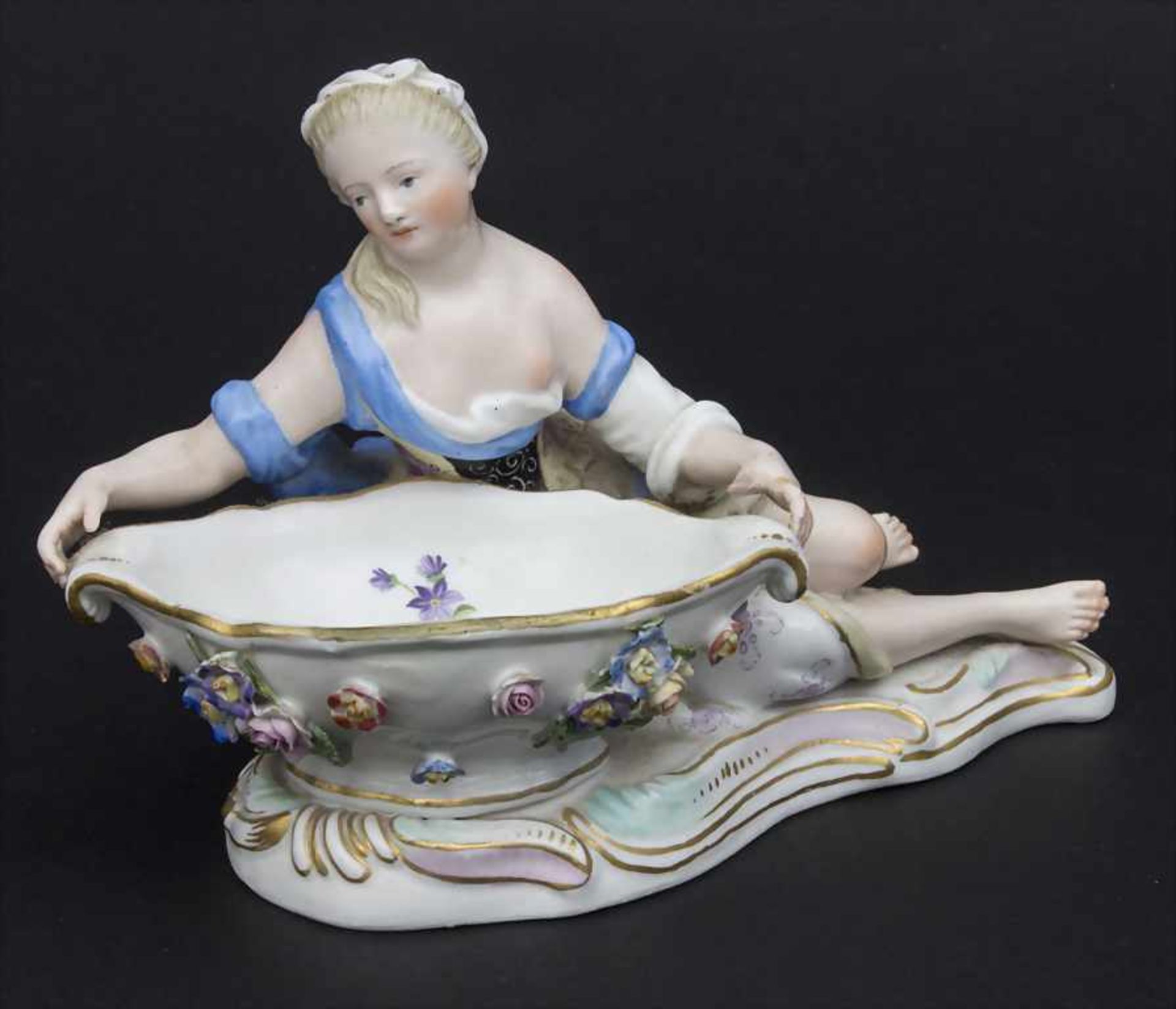 Figürliche Gewürzschale / A sweat meat, Meissen, 1860-1924