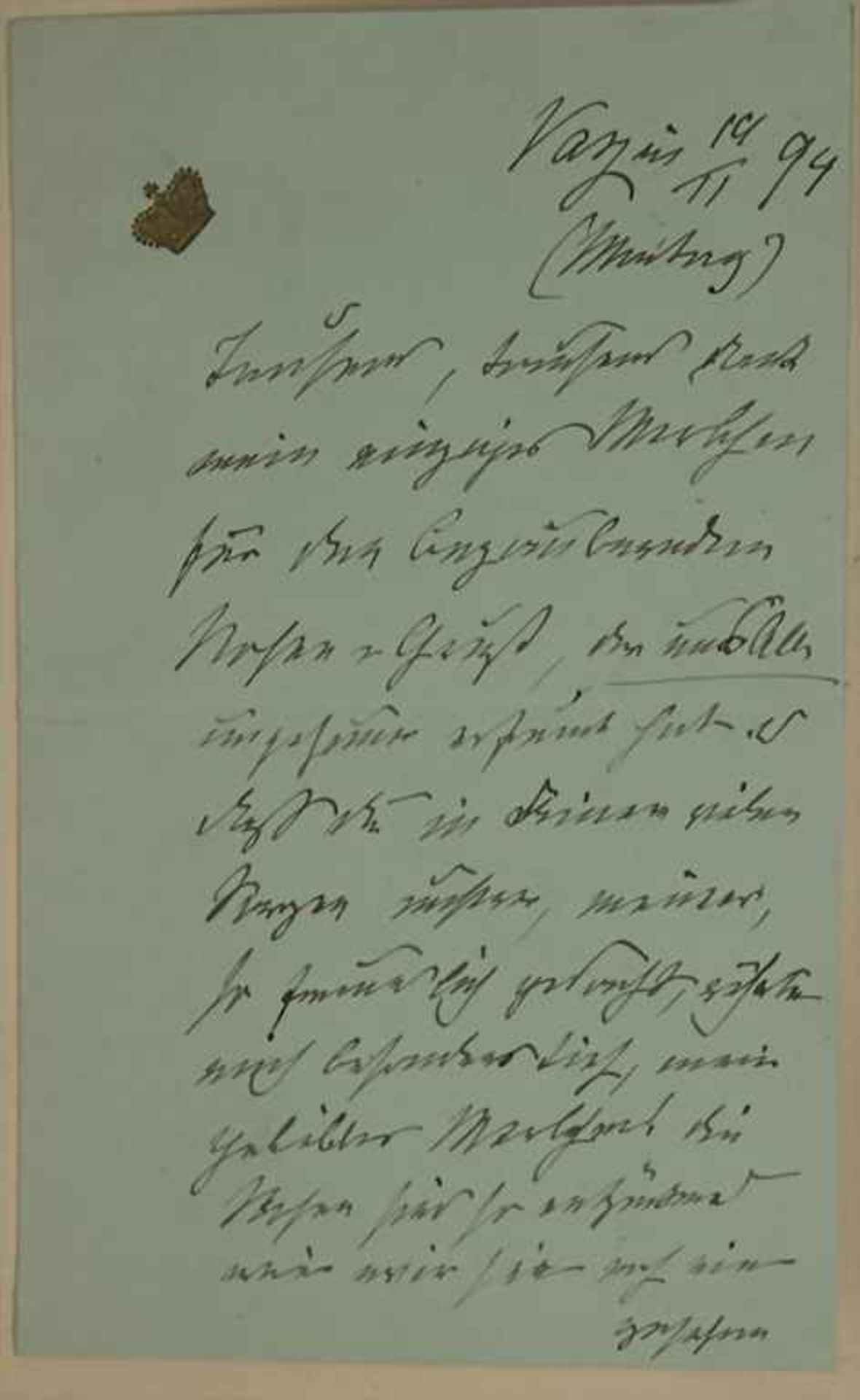 Über 480 Original Briefe von Johanna Fürstin von Bismarck, 1859-1894 - Bild 3 aus 6