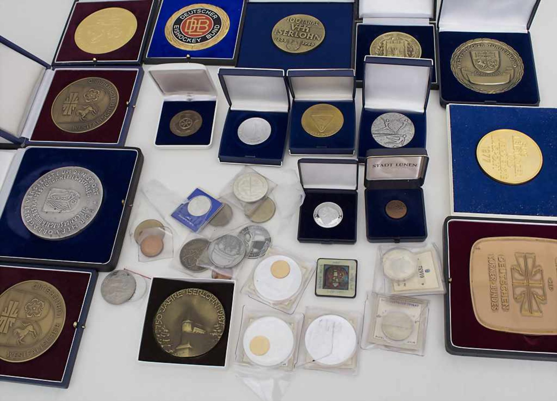 Sammlung Medaillen und Plaketten / A collection of medals and plaques