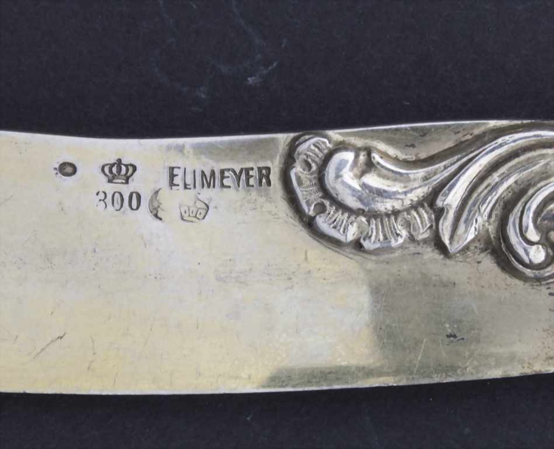 Messer und Gabel mit Kauffahrtei-Szenen / A knife and fork with harbor scenes, Meissen und - Bild 8 aus 8