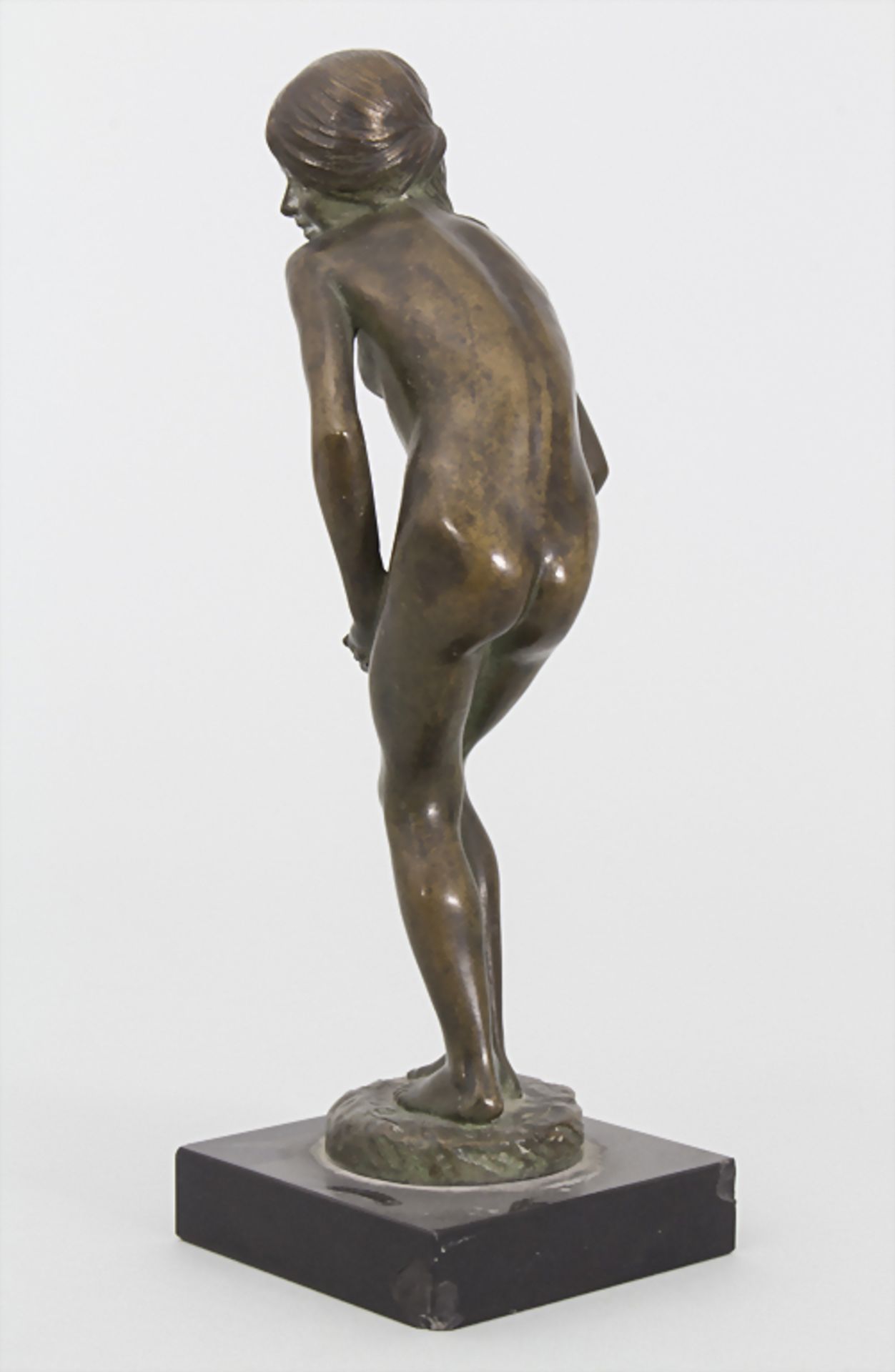 Anders Leonard Zorn (1860-1920), Weiblicher Akt / An Art Nouveau bronze sculpture of a female - Image 3 of 6