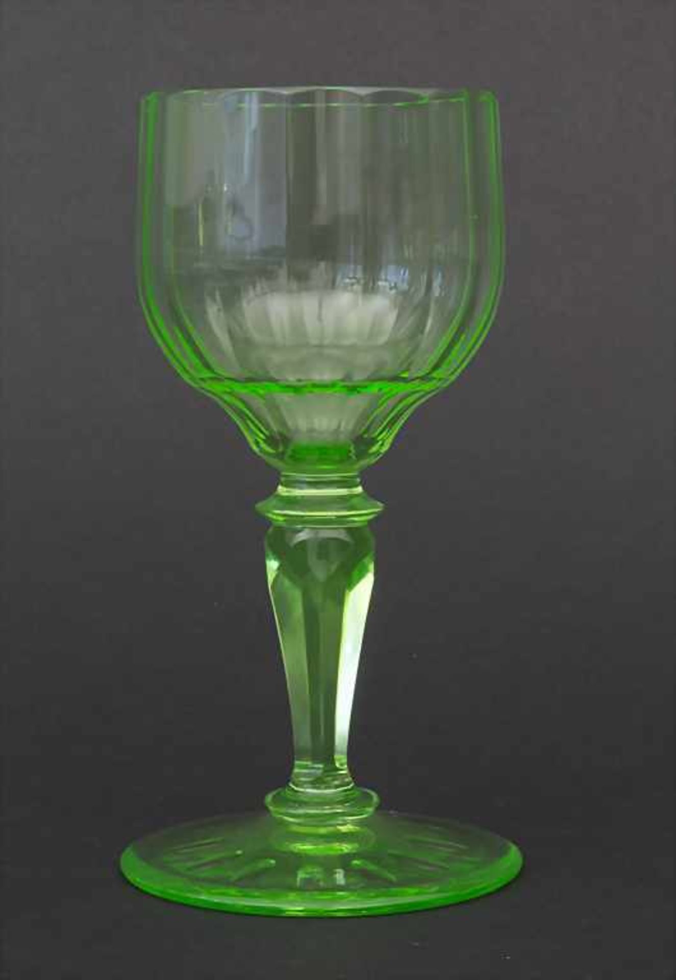5 Urangläser / 5 uranium glasses, J. & L. Lobmeyr, Wien, um 1900 - Image 2 of 4