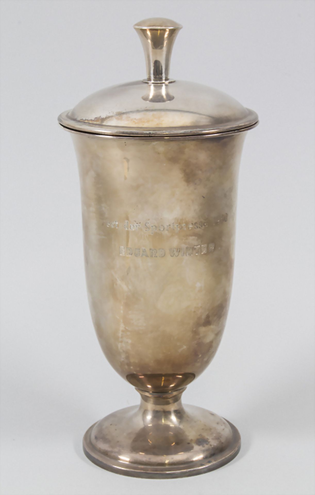 Silberpokal / A silver cup, deutsch, um 1960