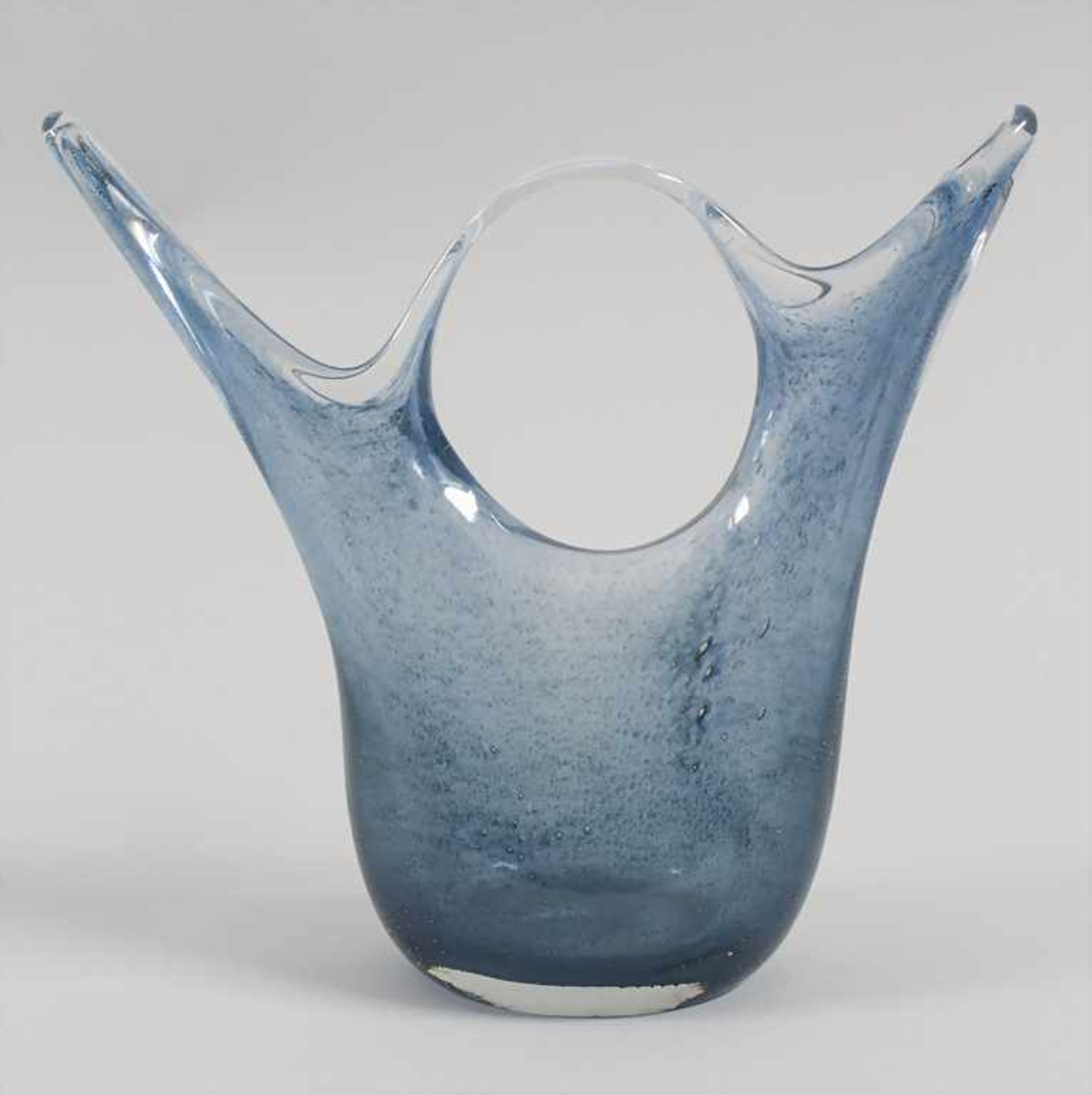 Glasziervase 'Cobalto' / A decorative vase 'Cobalto', Barovier & Toso, Entw. Ercole Barovier, - Image 3 of 7