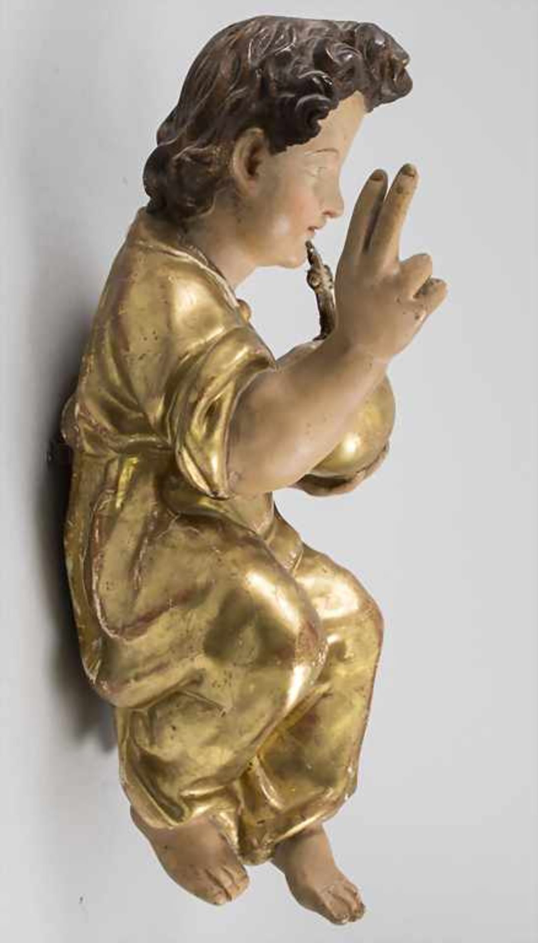 Barockfigur 'Jesusknabe mit Weltkugel' / A baroque figure 'Christ child with globe', deutsch, 18. - Bild 3 aus 8