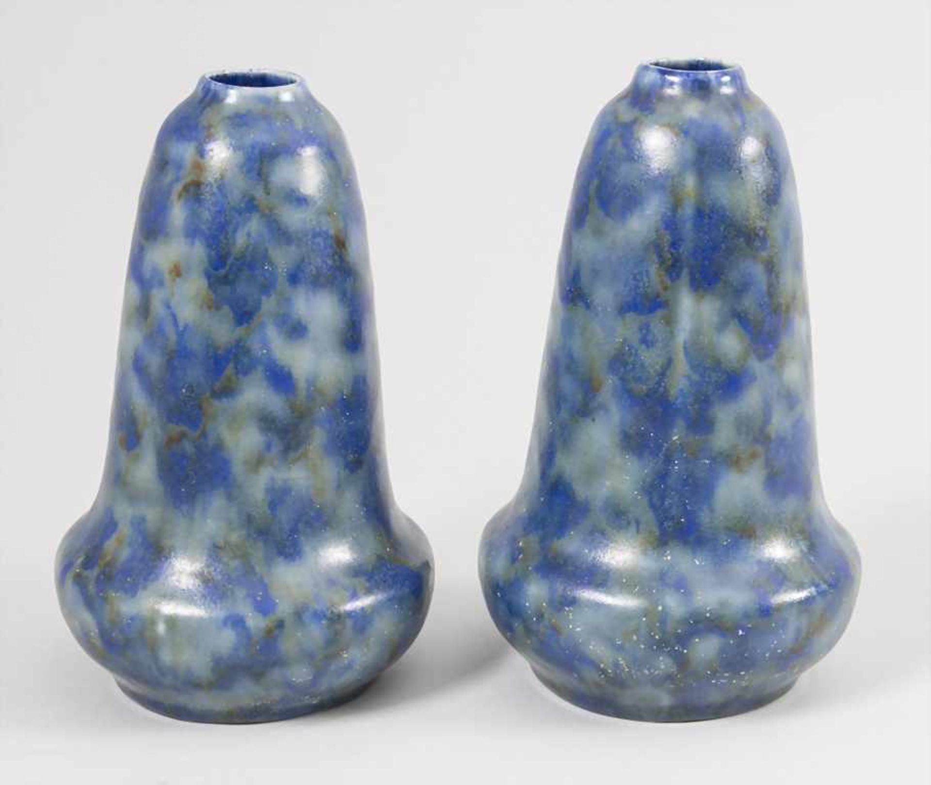 Paar Jugendstil Vasen / A pair of Art Nouveau vases, deutsch, um 1910-1920 - Image 2 of 6