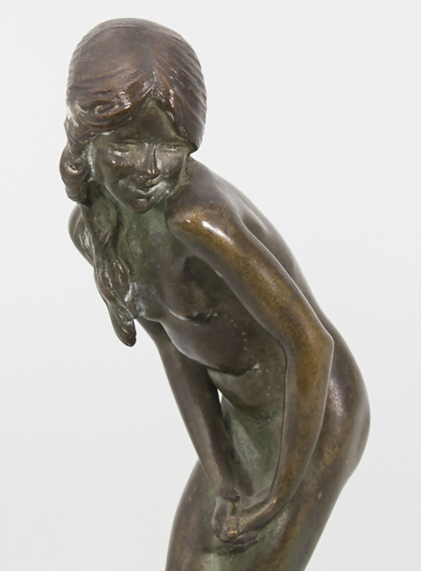 Anders Leonard Zorn (1860-1920), Weiblicher Akt / An Art Nouveau bronze sculpture of a female - Image 2 of 6