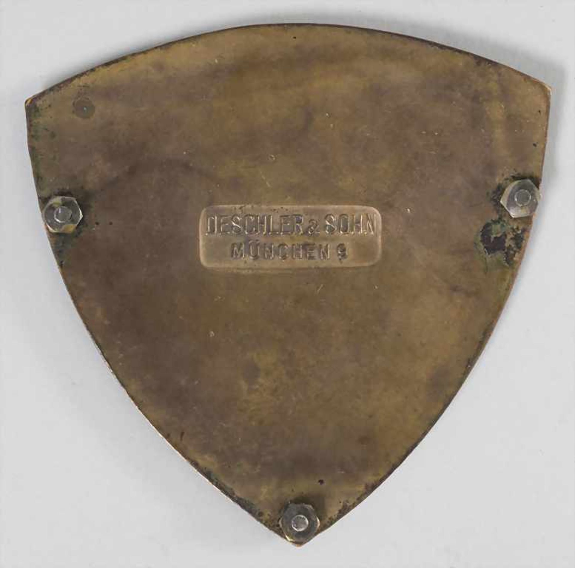 Automobilia Plakette / An automobile badge, Regensburg in Bayern, 1927 - Bild 2 aus 2