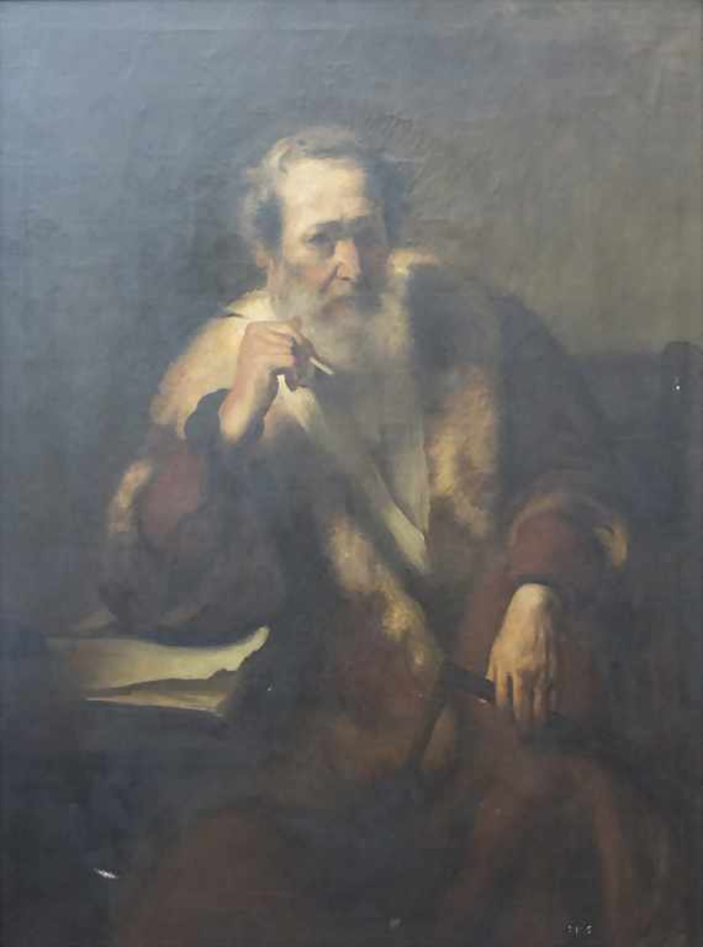 Nicolaes Maes (1634-1693) (Nach / After), 'Der Apostel Thomas (Der Architekt)' / 'The apostle Thomas