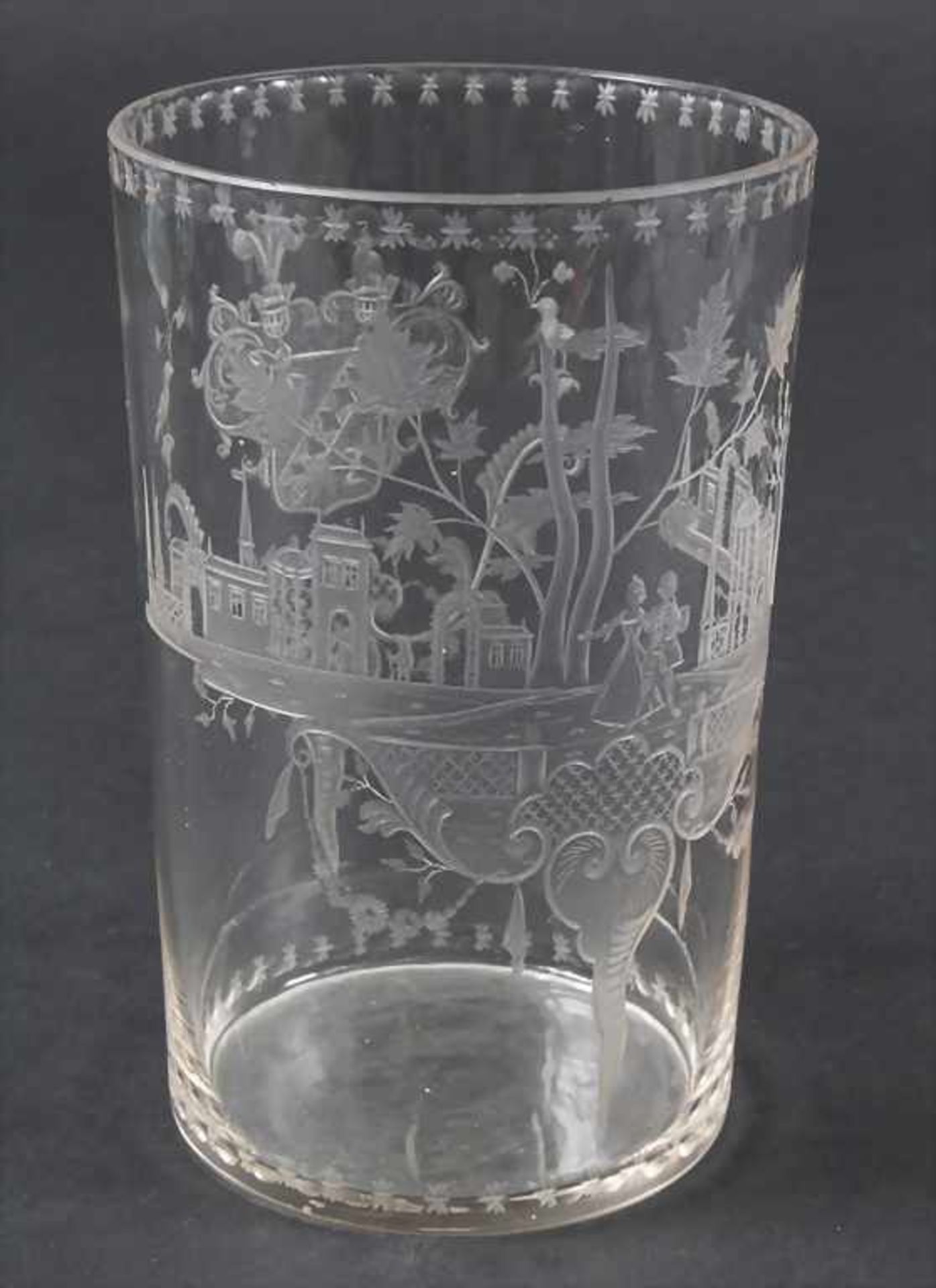 Rokoko Hochzeitsbecher / A Rococo wedding beaker, deutsch, um 1770 - Image 2 of 7